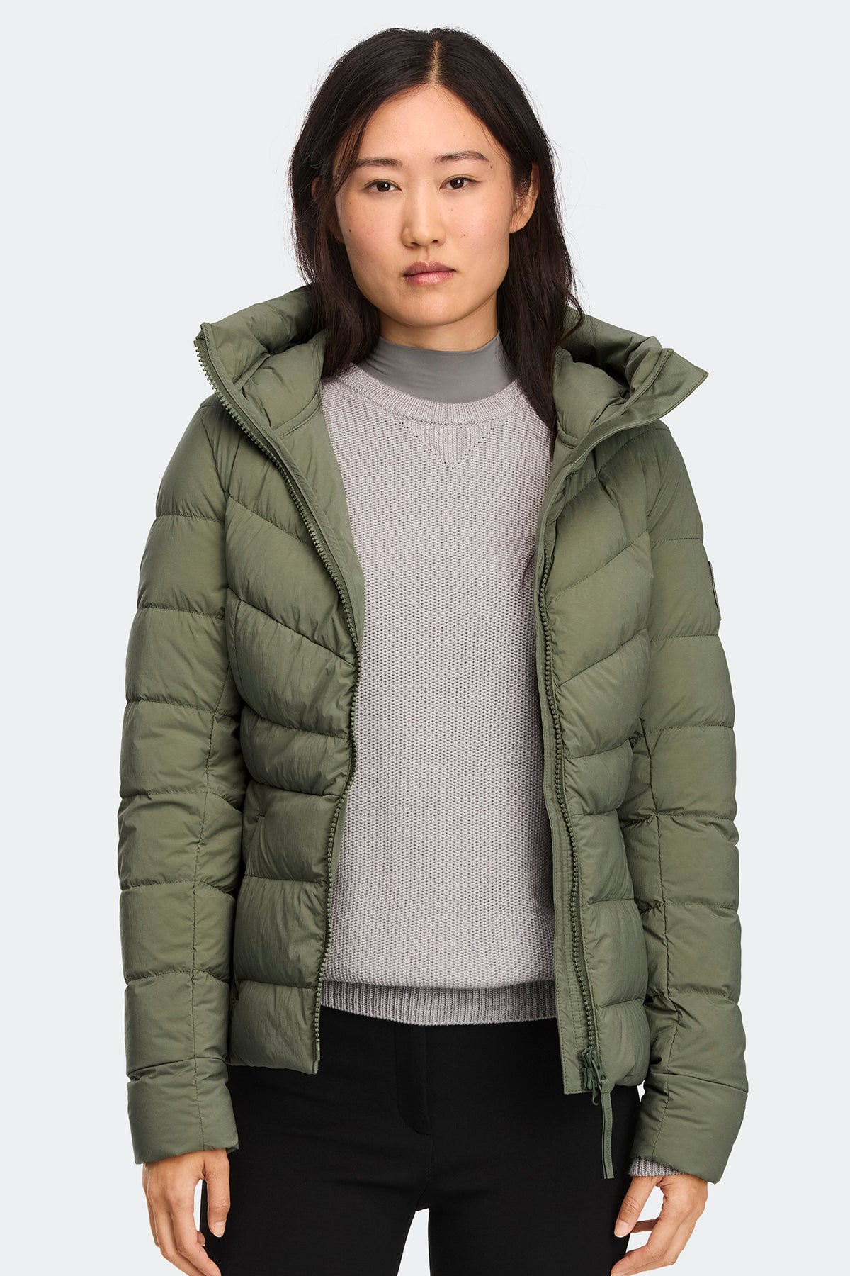 Clair Jacket Tonal Disc - Vireo Green 9126 - on_front_01