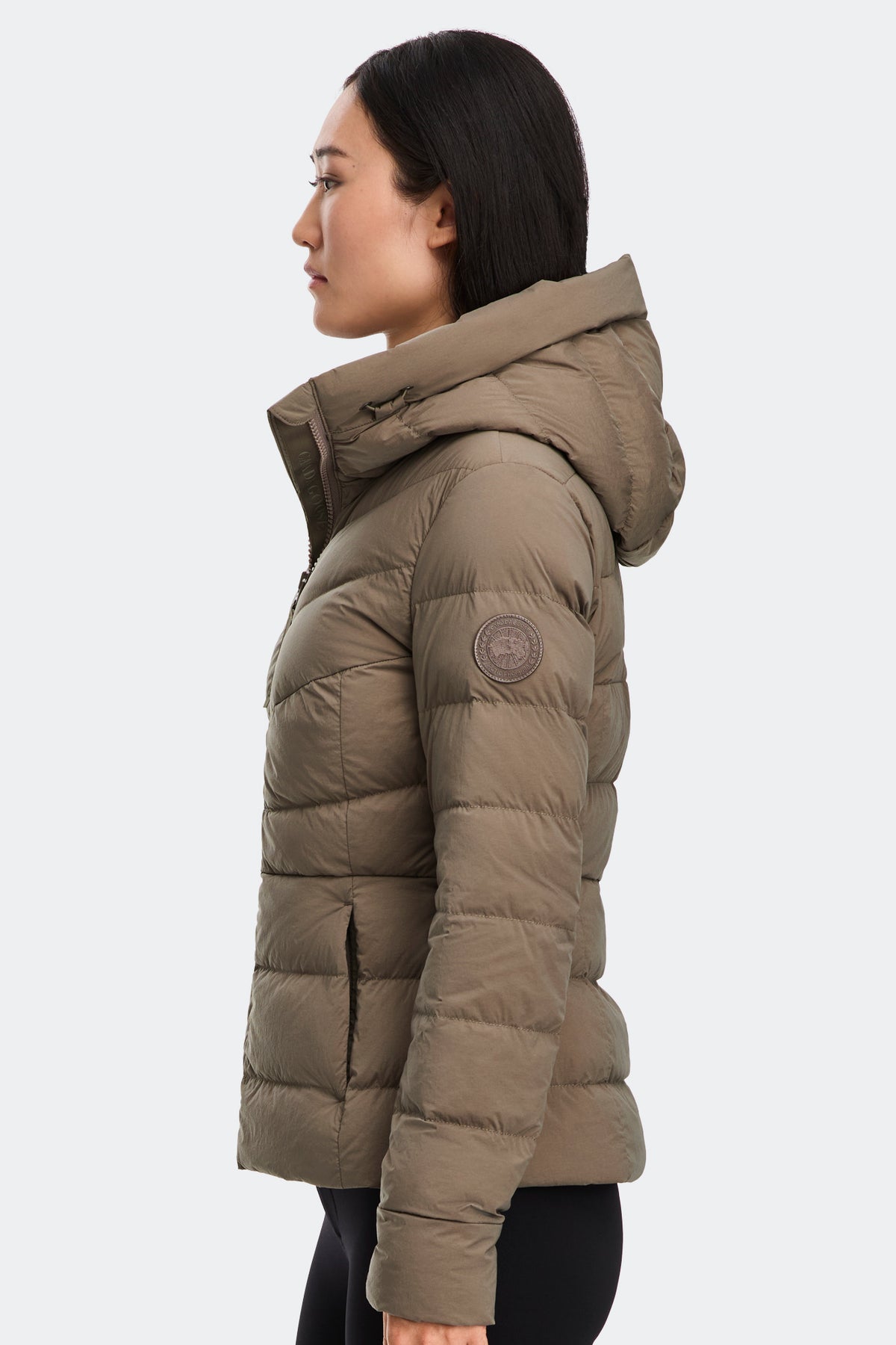Clair Jacket Tonal Disc - Taupe Grey 9394 - on_side_01