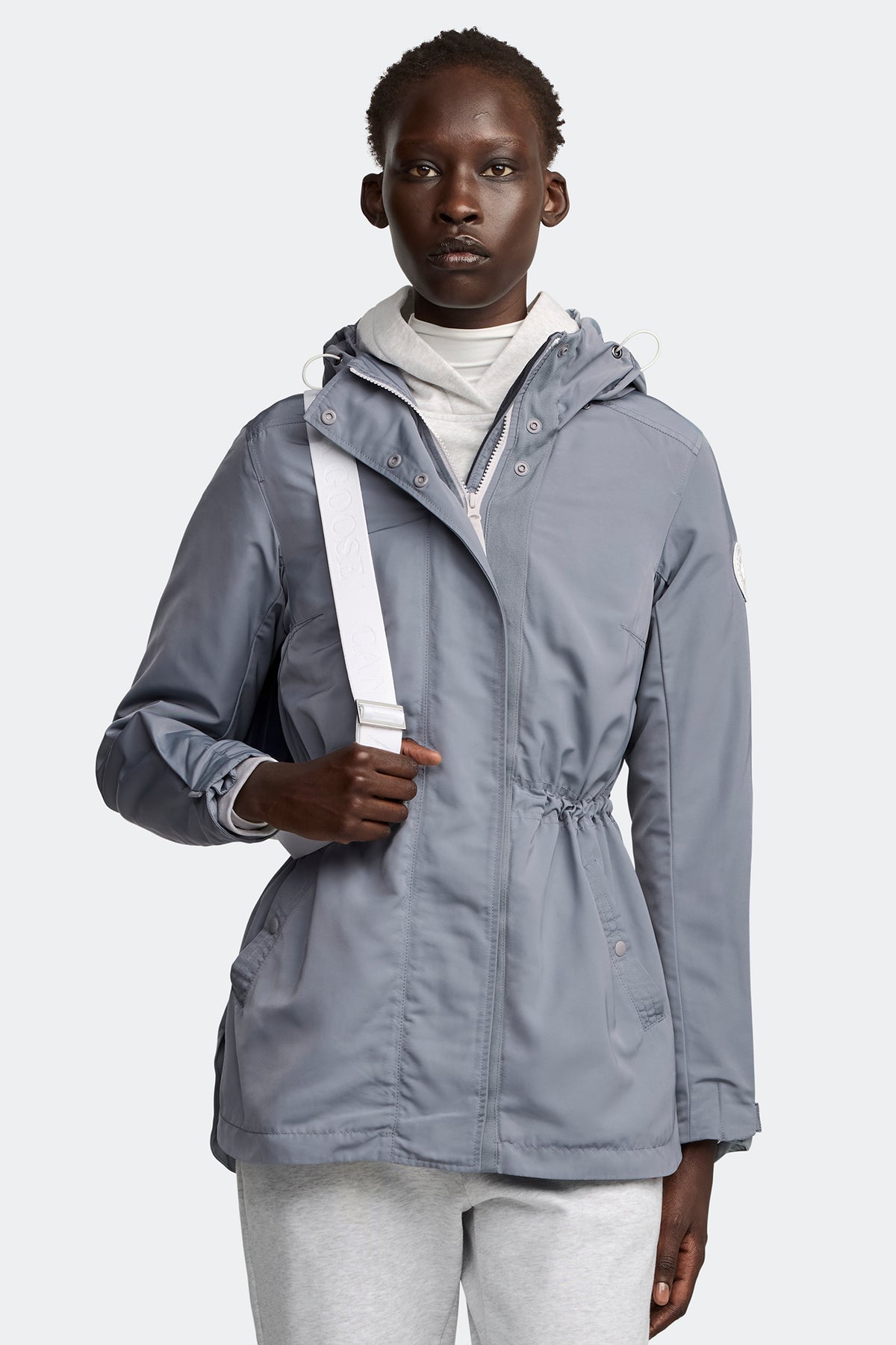 Minden Lightweight Jacket White Disc - Light Ozone Blue 1755 - on_front_closed_01
