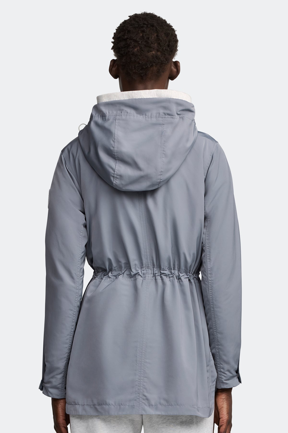 Minden Lightweight Jacket White Disc - Light Ozone Blue 9339 - on_back_02