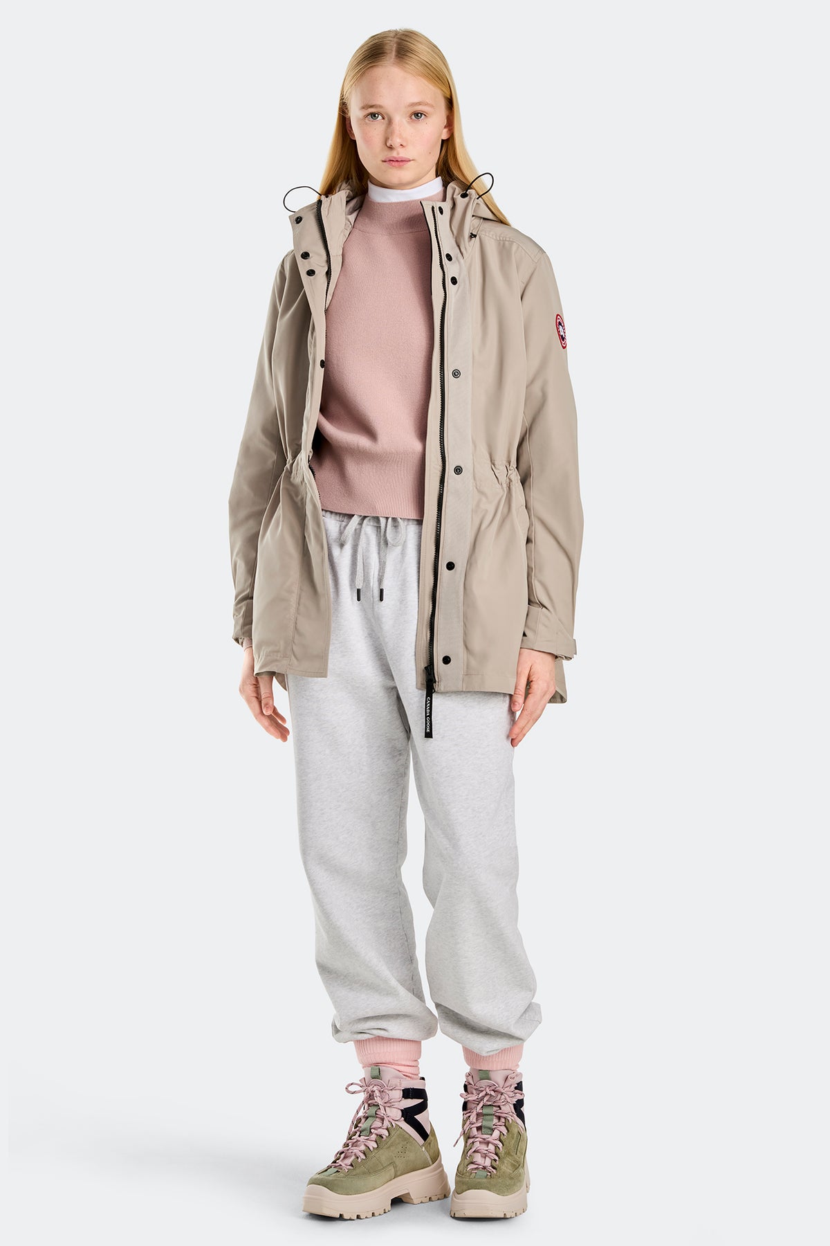 Minden Lightweight Jacket - Limestone 432 - on_full_body_01