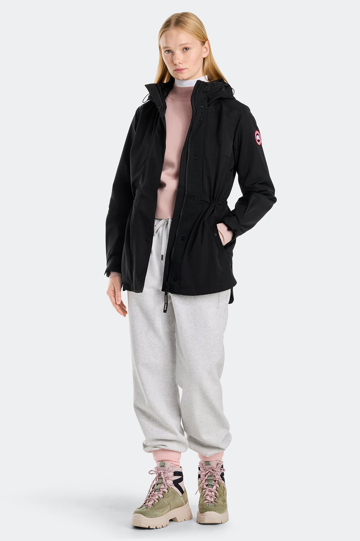 Minden Lightweight Jacket - Black 61 - on_full_body_01
