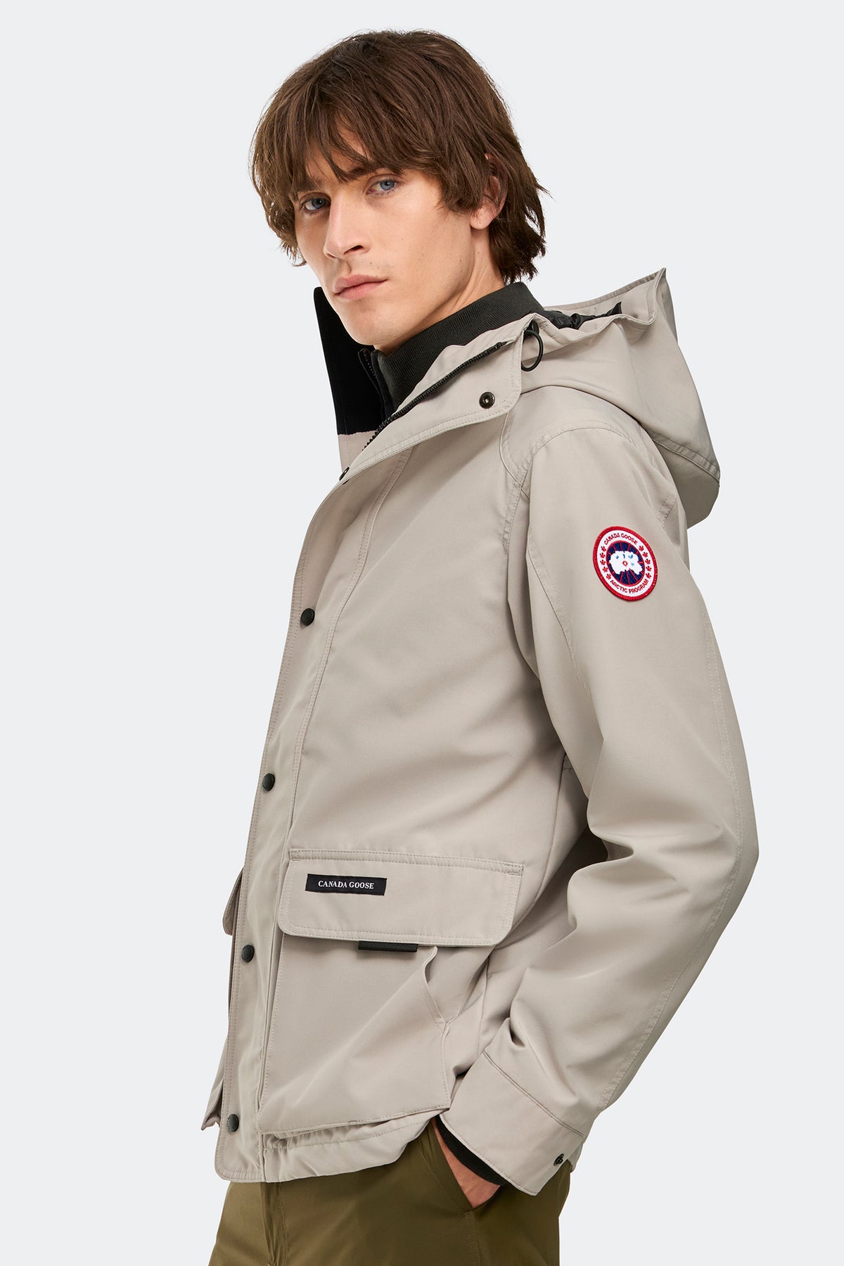 Lockeport Lightweight Jacket - Limestone 432 - on_side_01