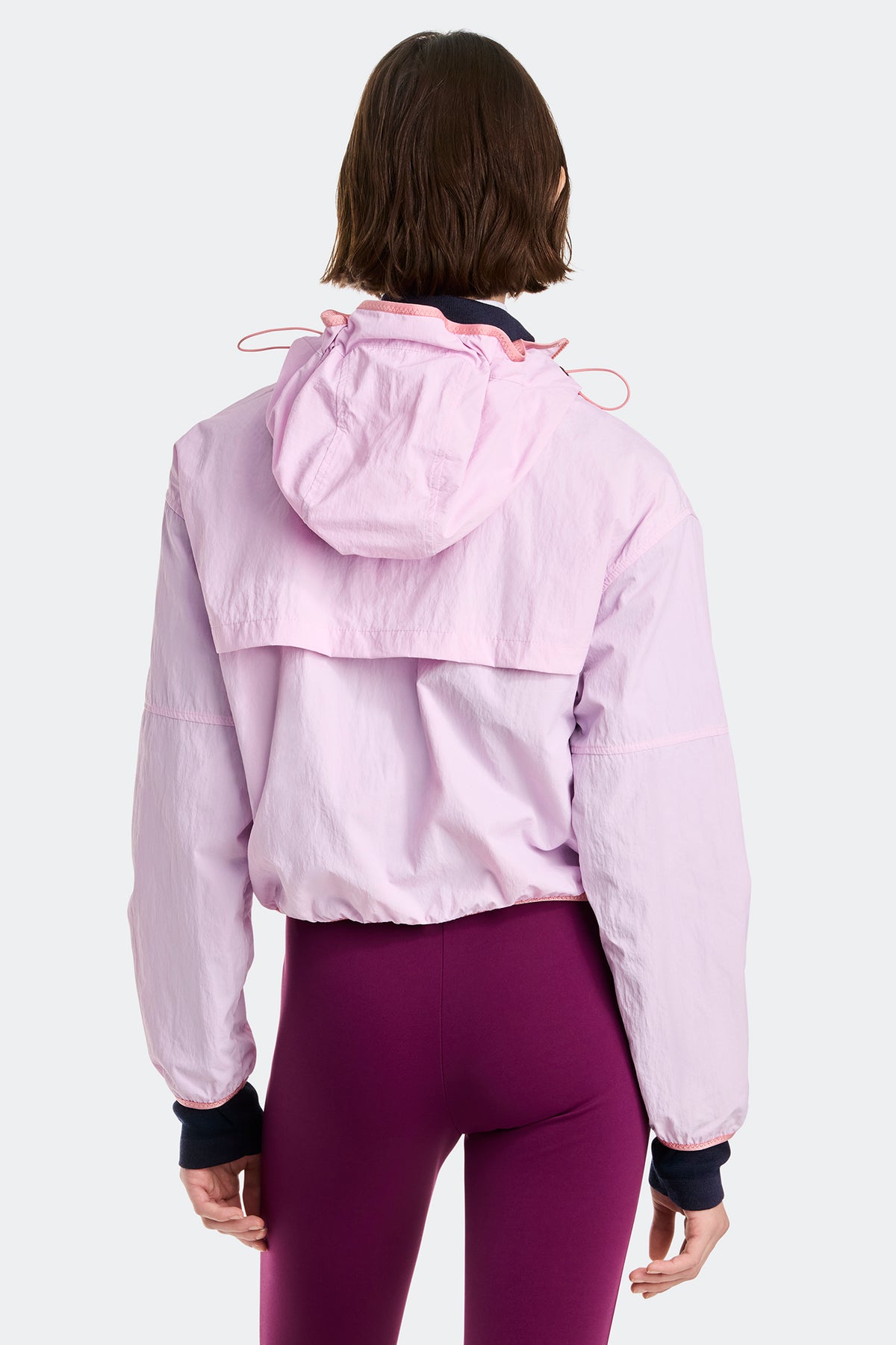 Sinclair Lightweight Jacket Black Disc - Sunset Pink 1254 - on_back_01