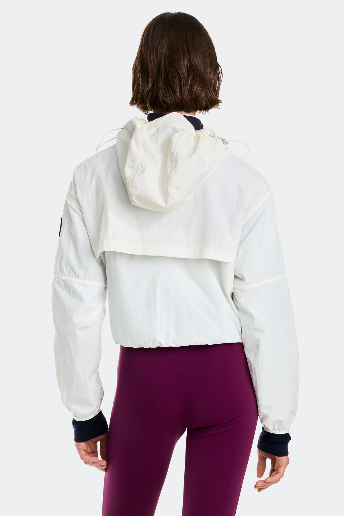 Sinclair Lightweight Jacket Black Disc - Northstar White 433 - on_back_01