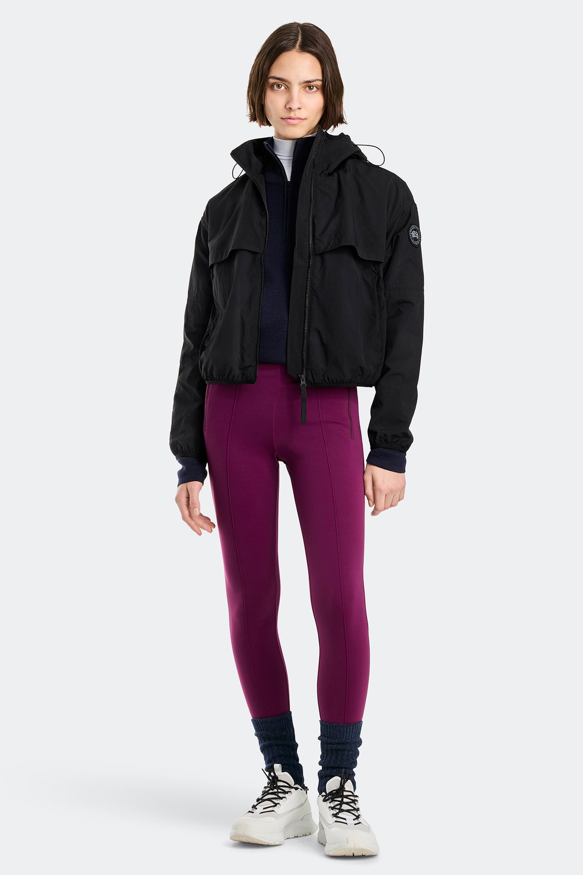 Sinclair Lightweight Jacket Black Disc - Black 61 - on_full_body_01