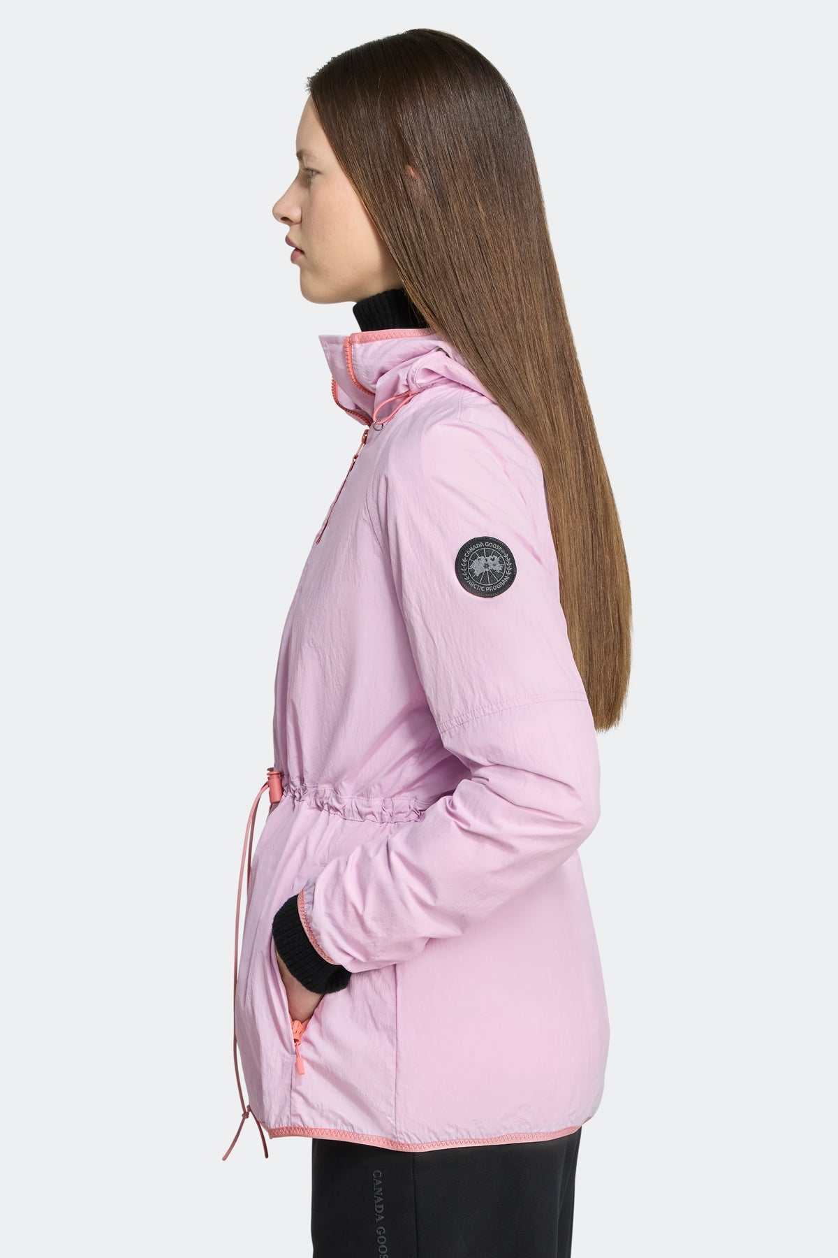 Lundell Jacket Black Disc - Sunset Pink 1254 - on_side_01