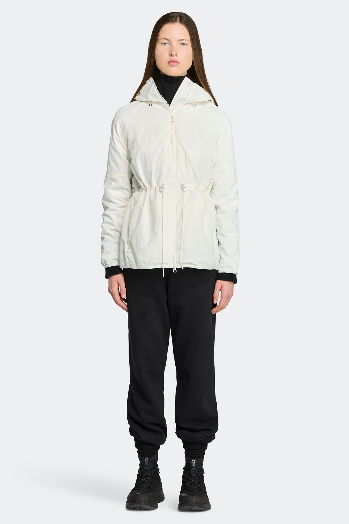 Lundell Jacket Black Disc - Northstar White 433 - on_full_body_01