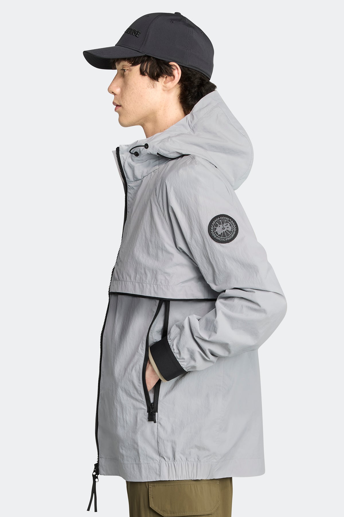 Faber Lightweight Jacket Black Disc - Silverbirch 200 - on_side_01