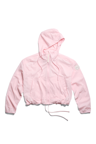 Kaslo Lightweight Cropped Jacket White Disc