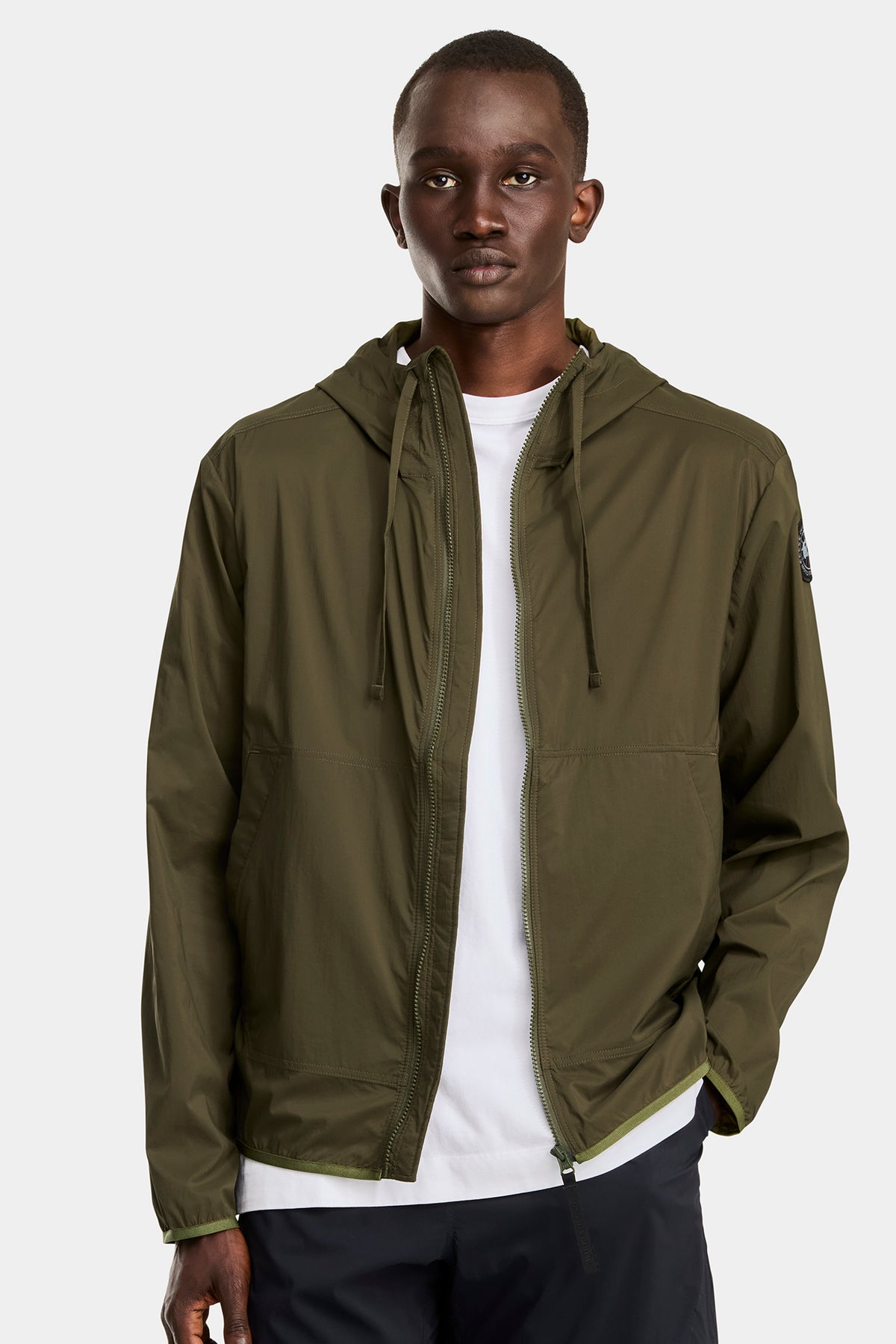 Killarney Lightweight Jacket Black Disc - Military Green 49 - on_front_01