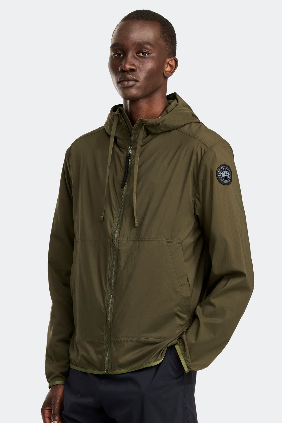 Killarney Lightweight Jacket Black Disc - Military Green 49 - on_front_closed_01