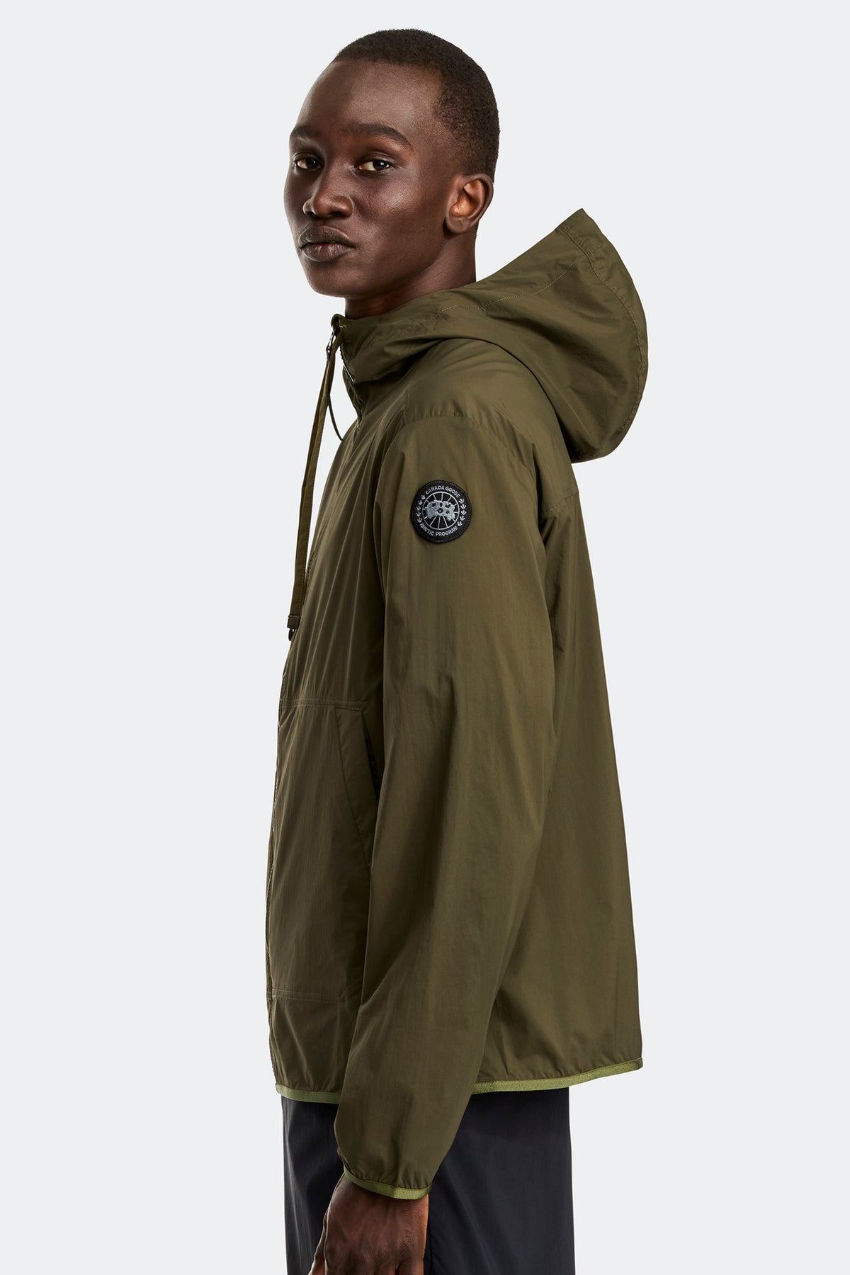Killarney Lightweight Jacket Black Disc - Military Green 49 - on_side_01