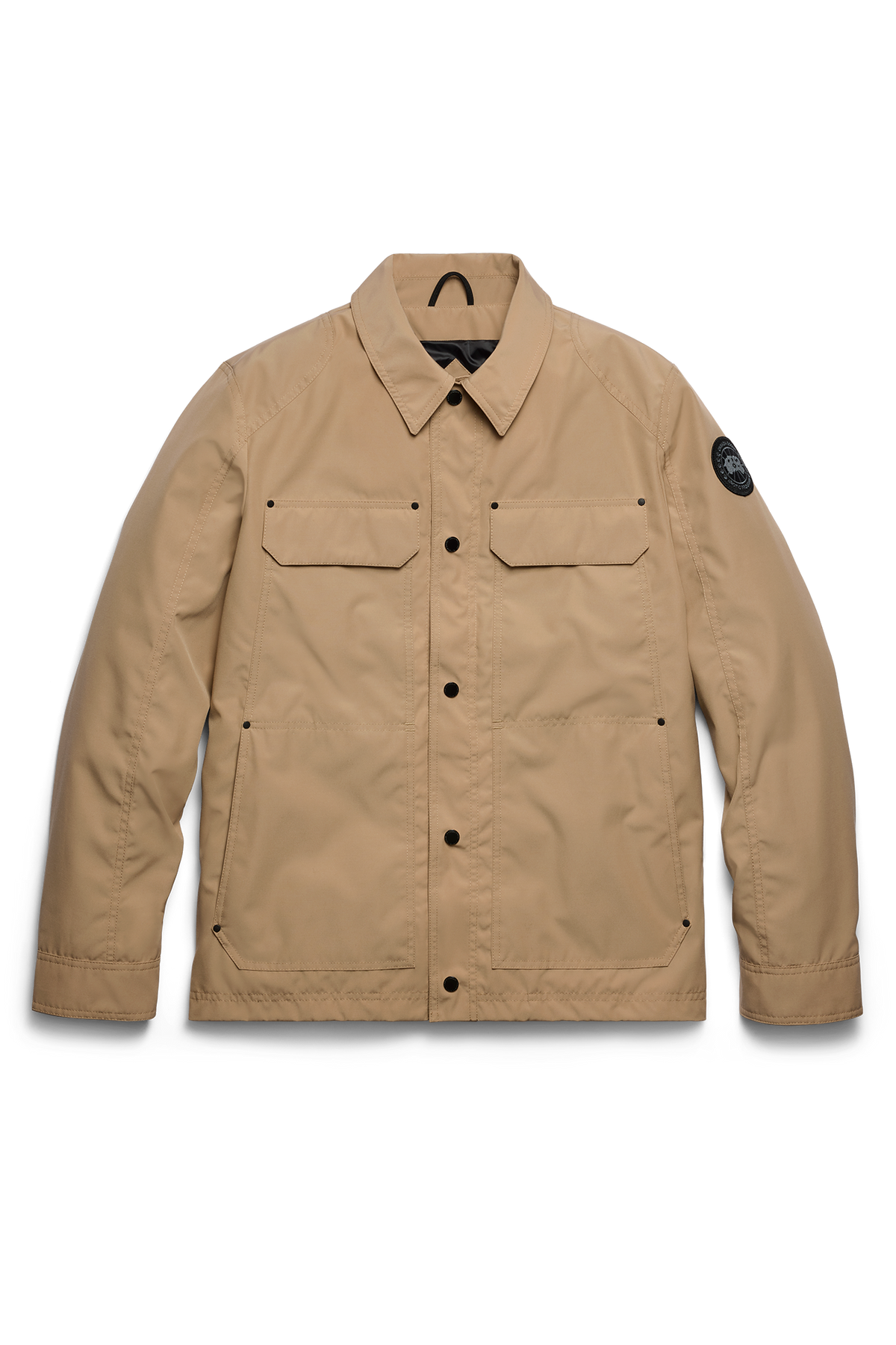 Burnaby Lightweight Chore Coat Black Disc - Desert Sand 1483 - off_flat_lay_01