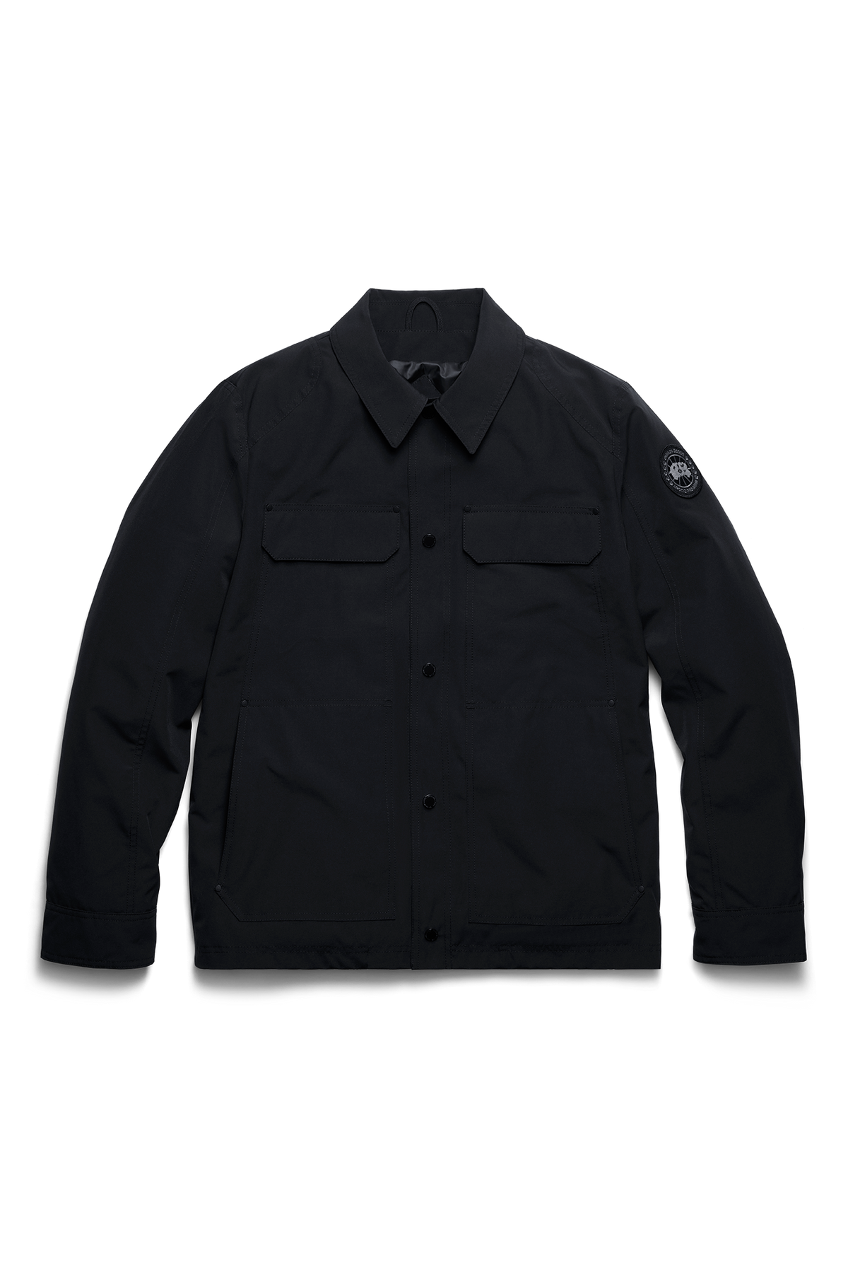 Burnaby Lightweight Chore Coat Black Disc - Black 61 - off_flat_lay_01