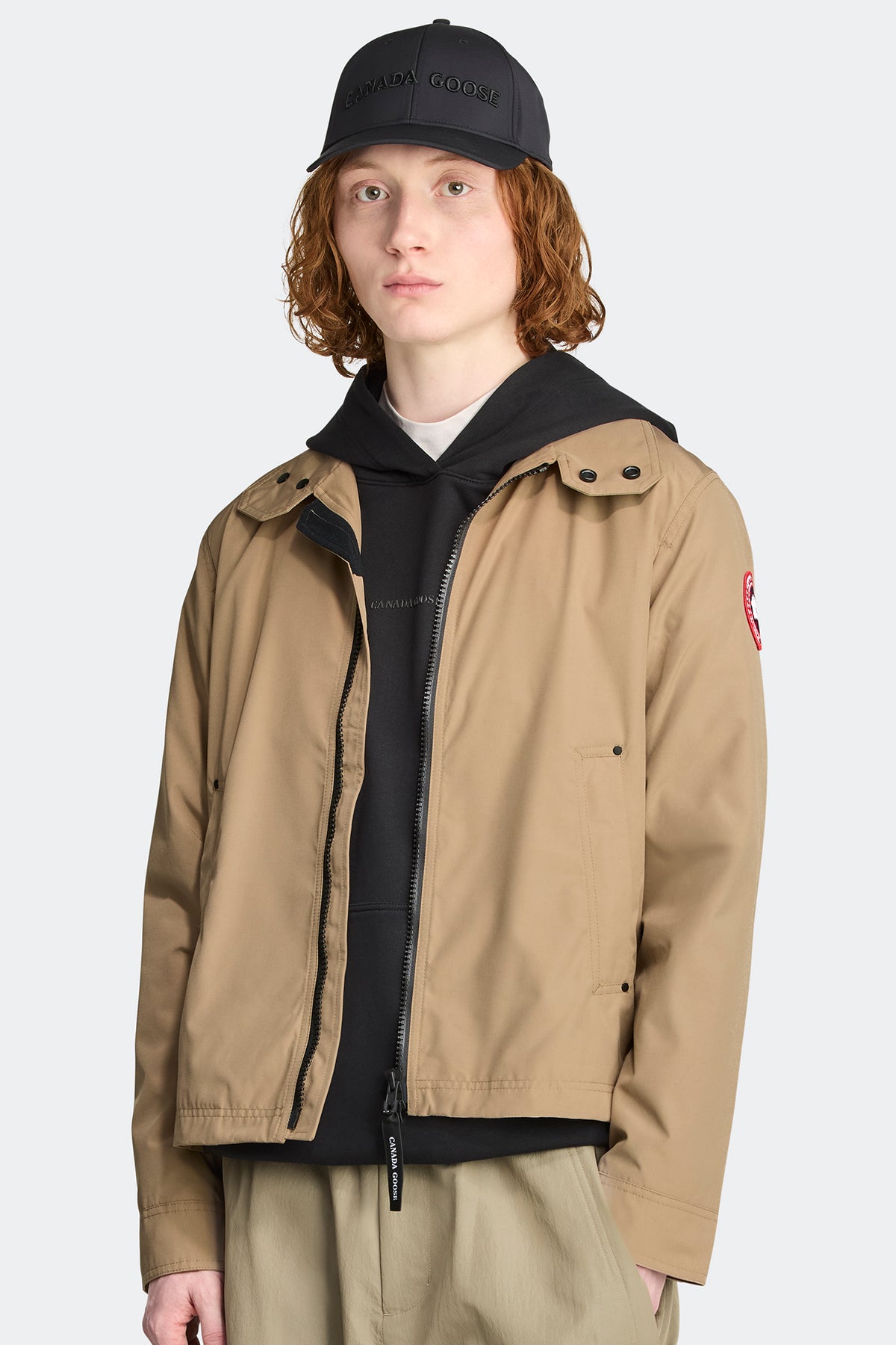 Rosedale Lightweight Jacket - Tan 07 - on_front_closed_01