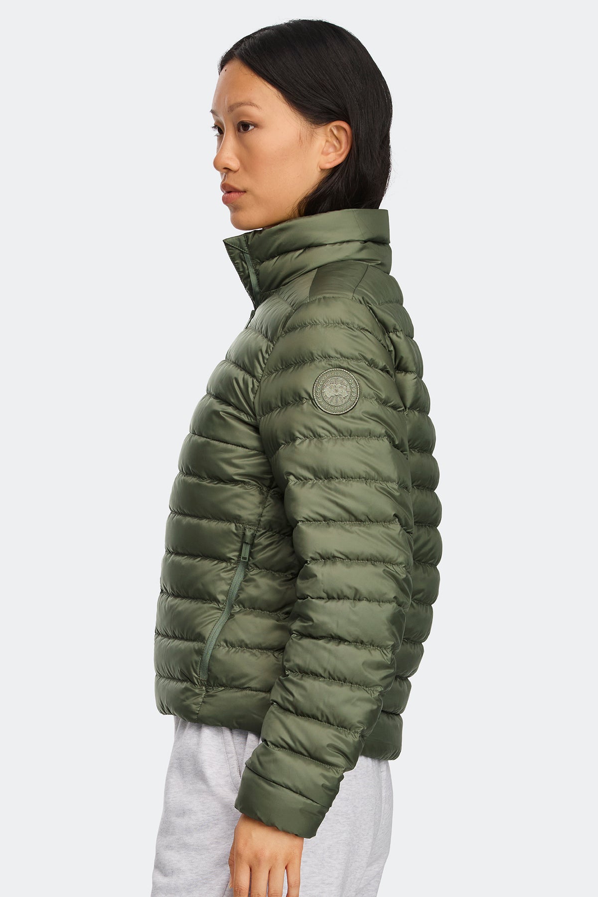 Aethera Jacket Tonal Disc - Vireo Green 9126 - on_side_01