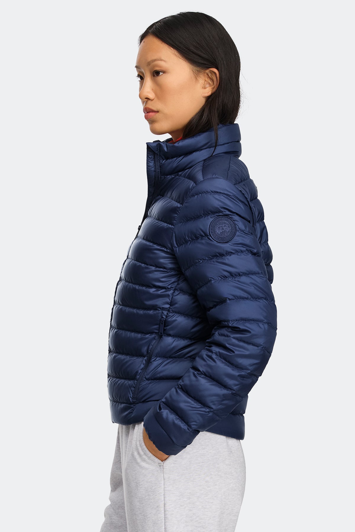 Aethera Jacket Tonal Disc - Oxford Navy 9841 - on_side_01