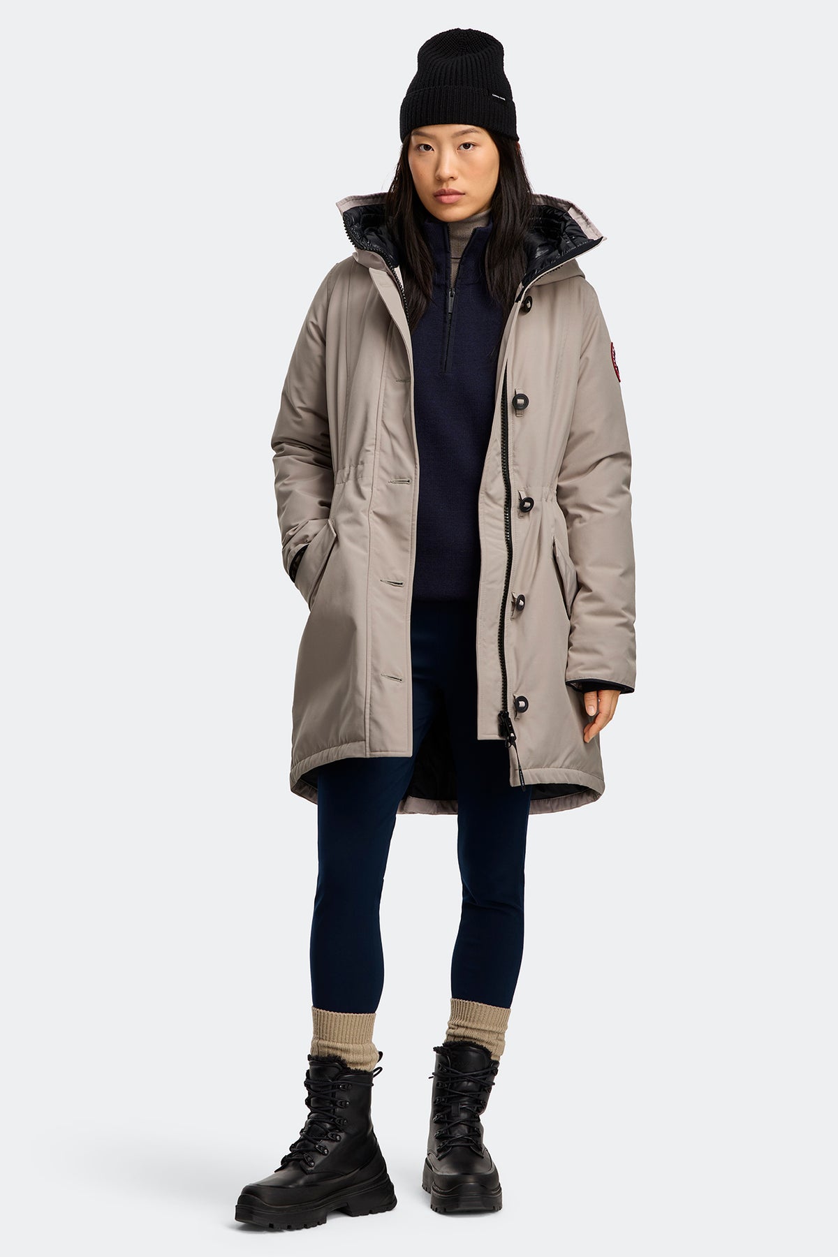 Rossclair Parka - Limestone 432 - on_full_body_01