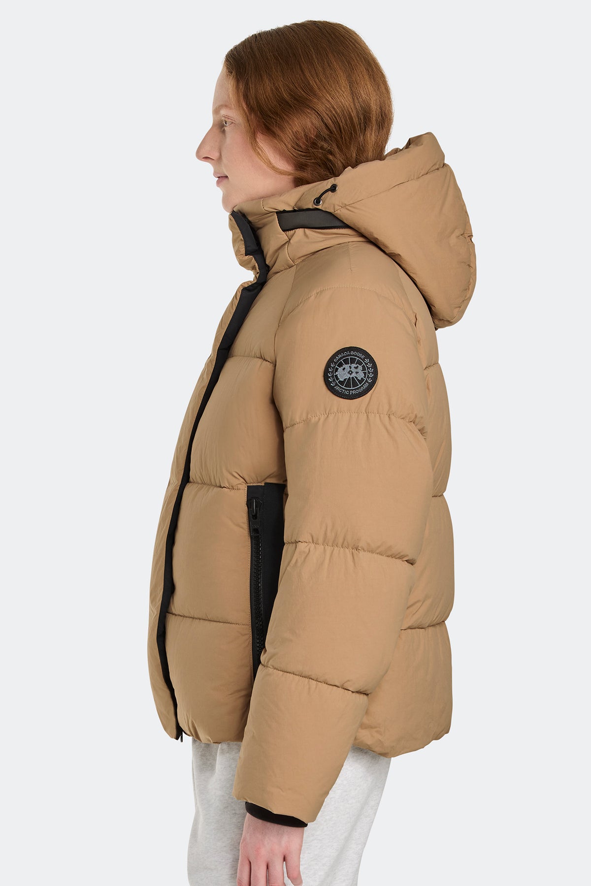 Junction Parka Black Disc - Desert Sand 1483 - on_side_01