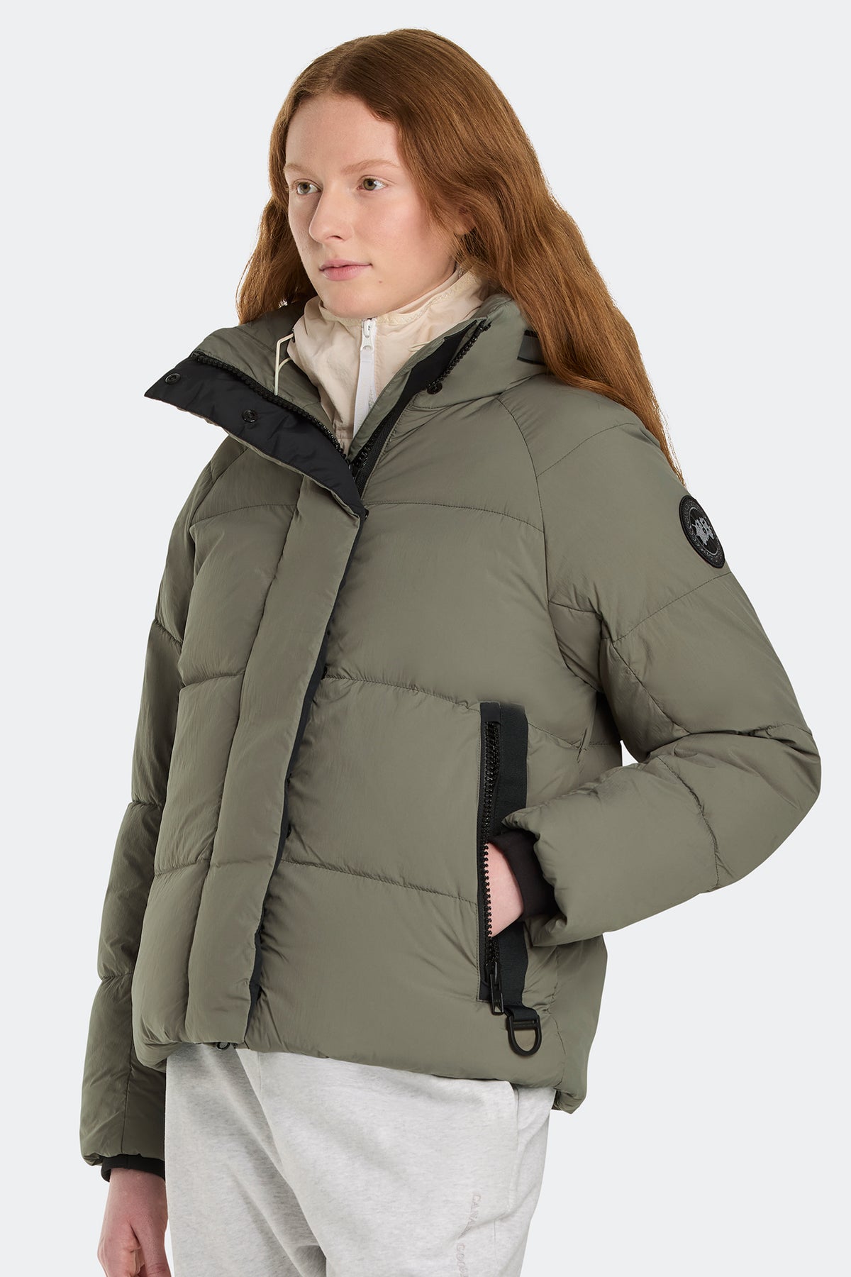 Junction Parka Black Disc - Smokey Sage 1664 - on_front_closed_01