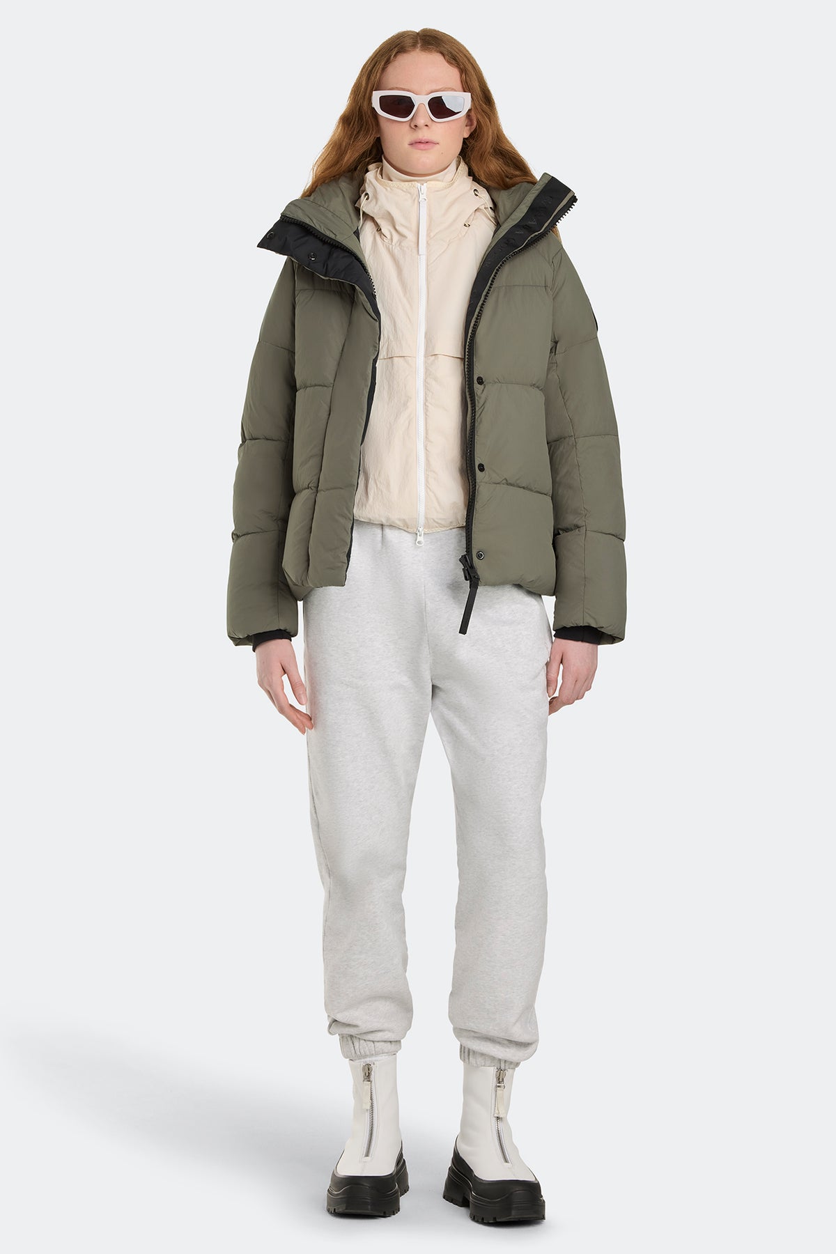 Junction Parka Black Disc - Smokey Sage 1664 - on_full_body_01