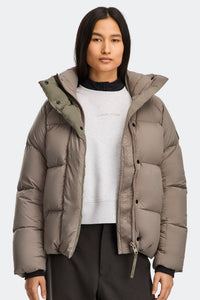 Junction Parka Tonal Disc - Taupe Grey 9394 - on_front_01
