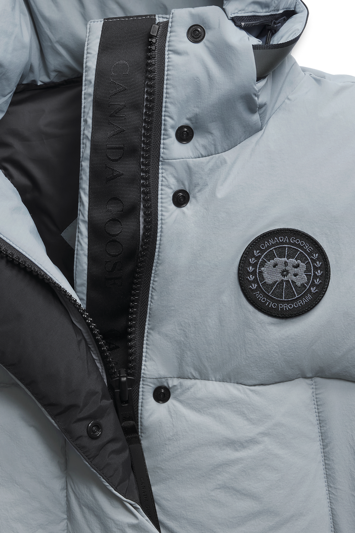 Junction Puffer Vest Black Disc - Light Ozone Blue 9339 - off_detail_01