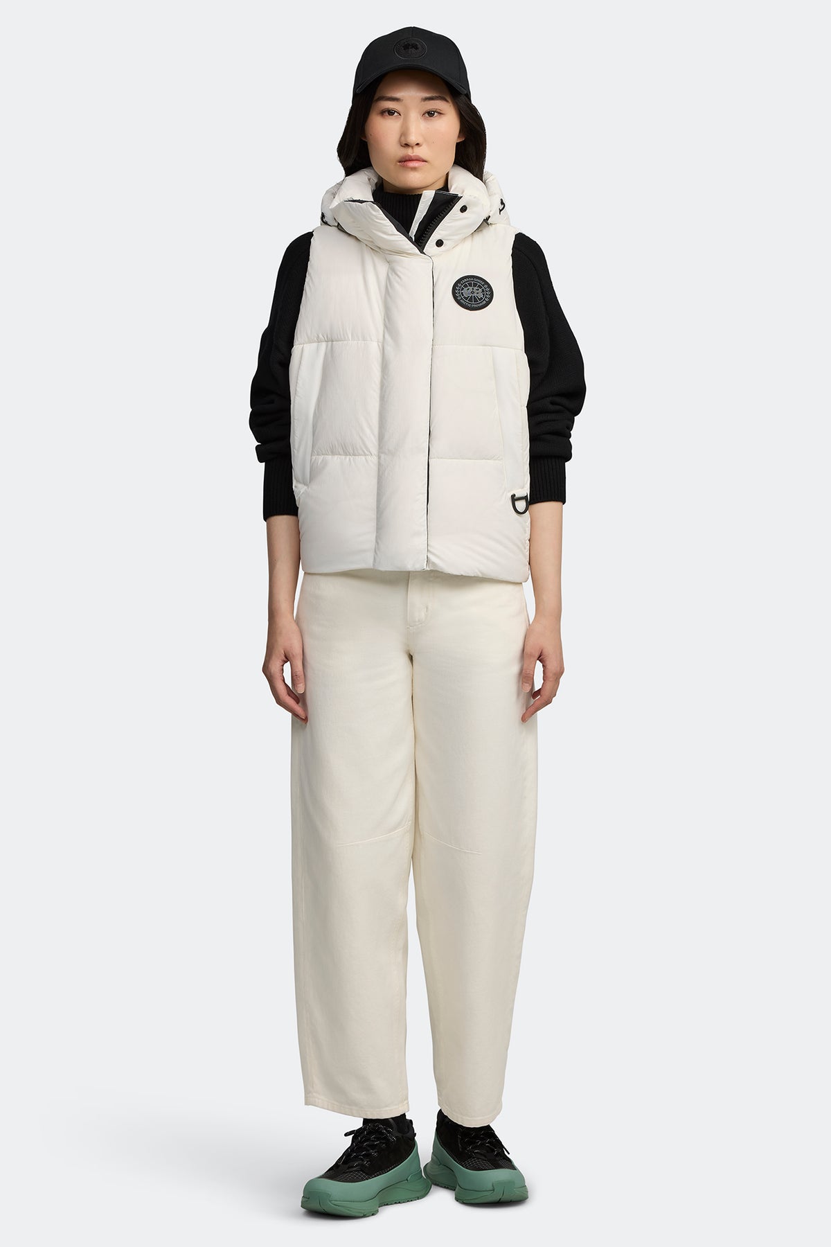 Junction Puffer Vest Black Disc - Nrth Star Wh 9433 - on_full_body_01