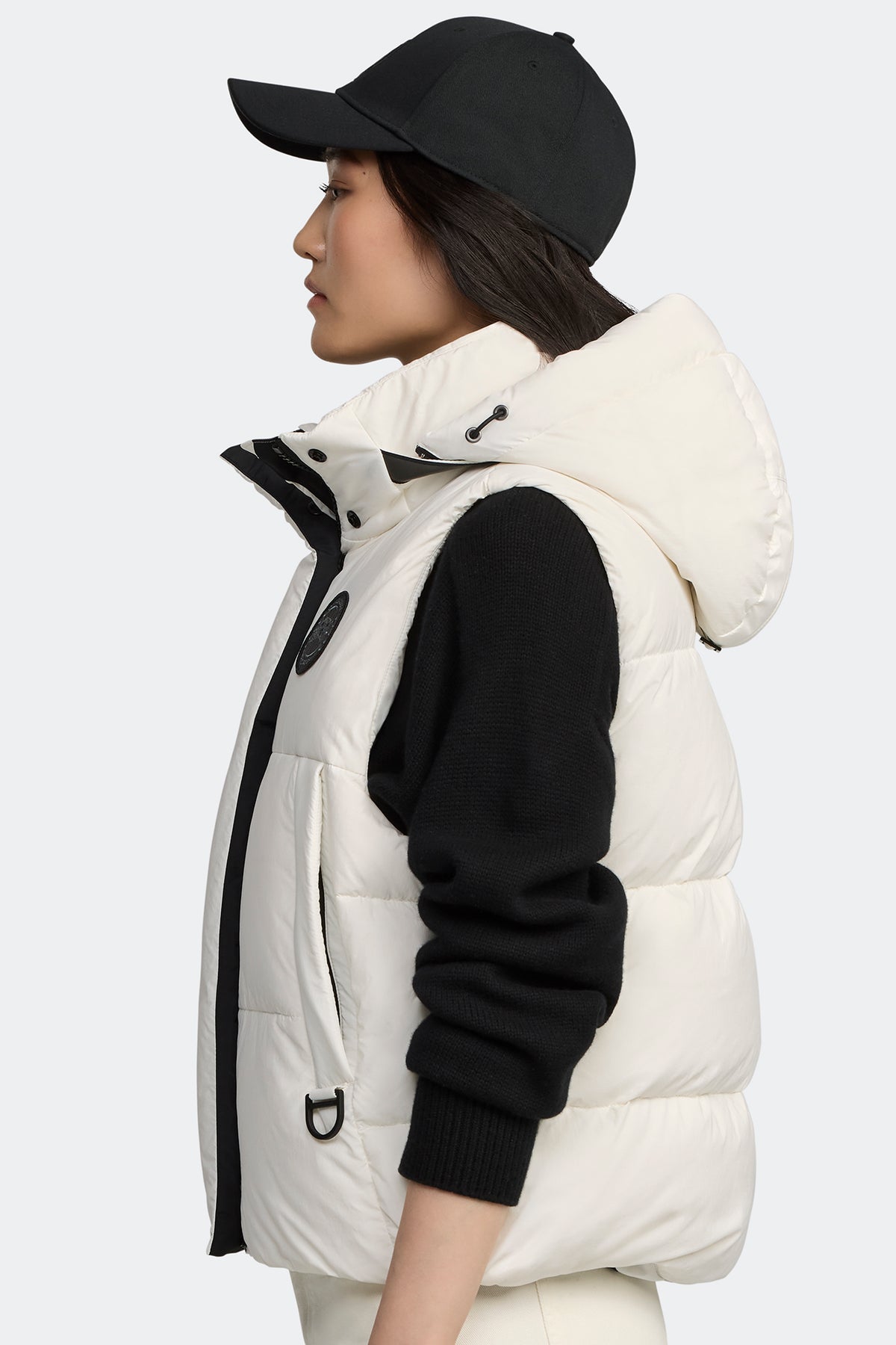 Junction Puffer Vest Black Disc - Nrth Star Wh 9433 - on_side_01