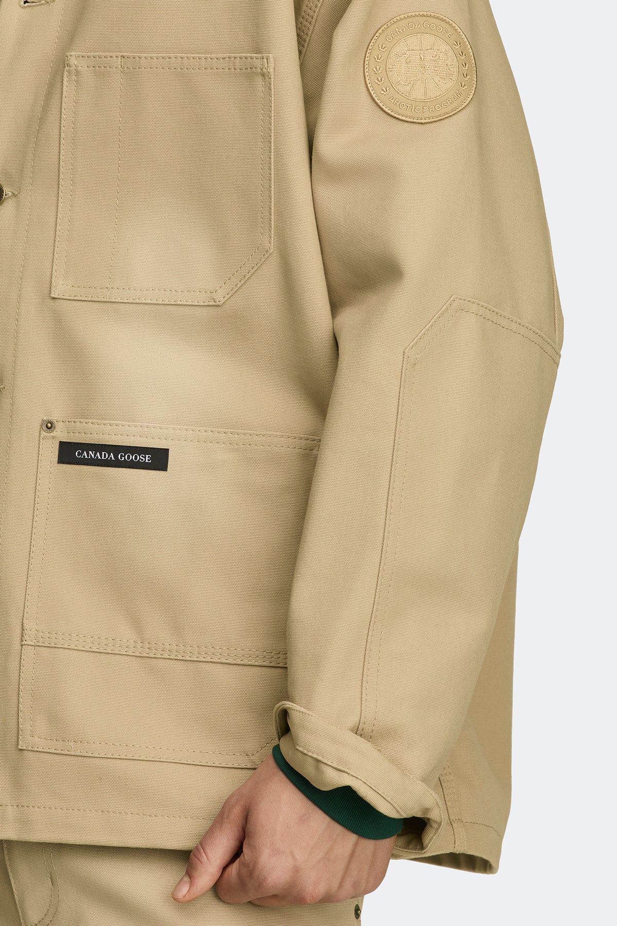 Beaumont Coat - Timber Sand 9110 - on_detail_01