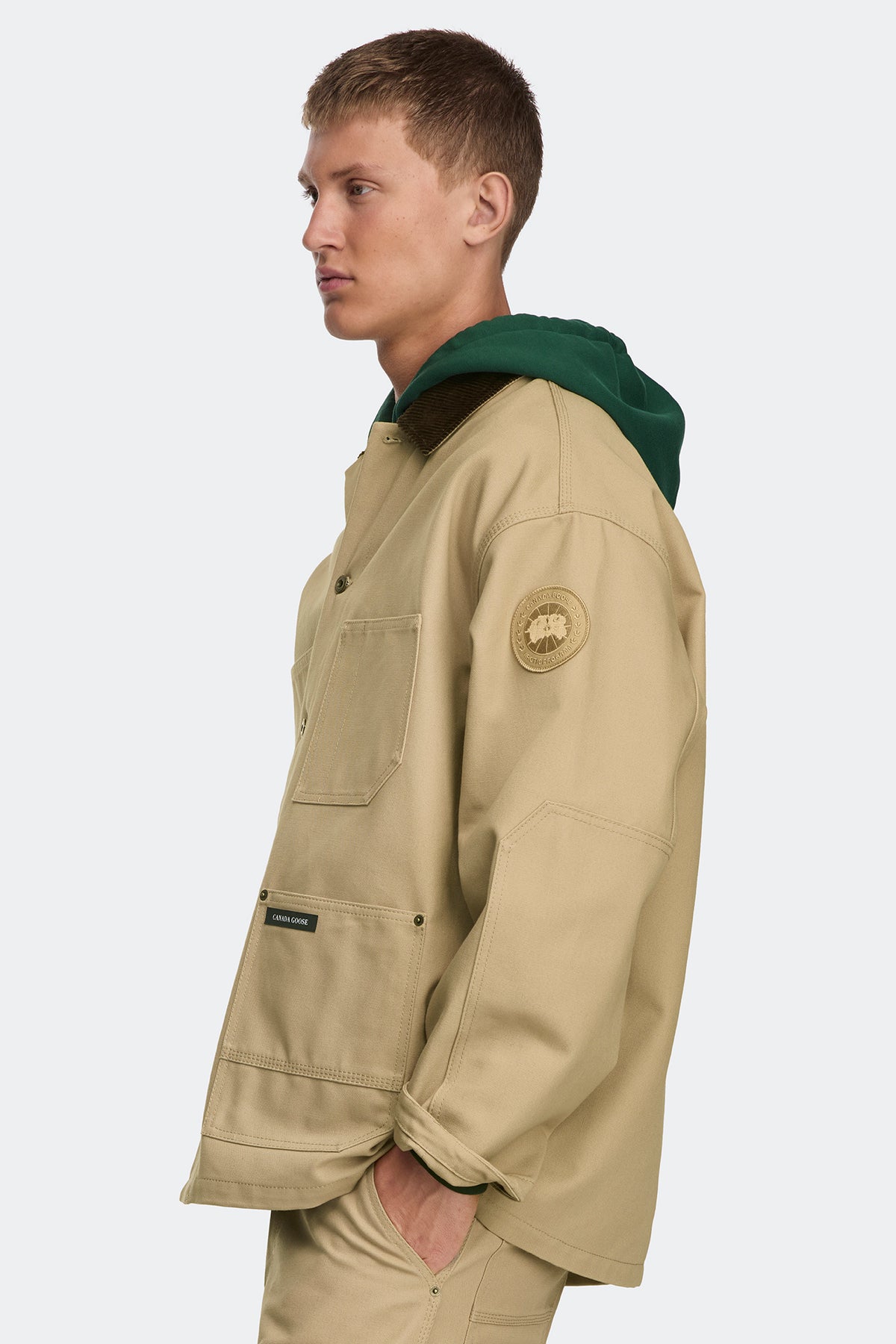 Beaumont Coat - Timber Sand 9110 - on_side_01