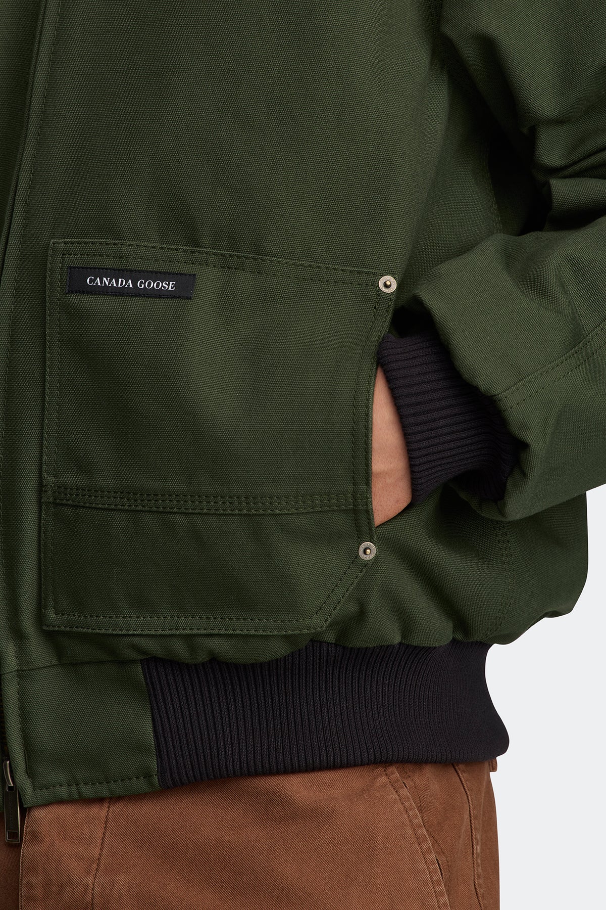 Beaumont Hoodie - Moss Khaki 9260 - on_detail_01