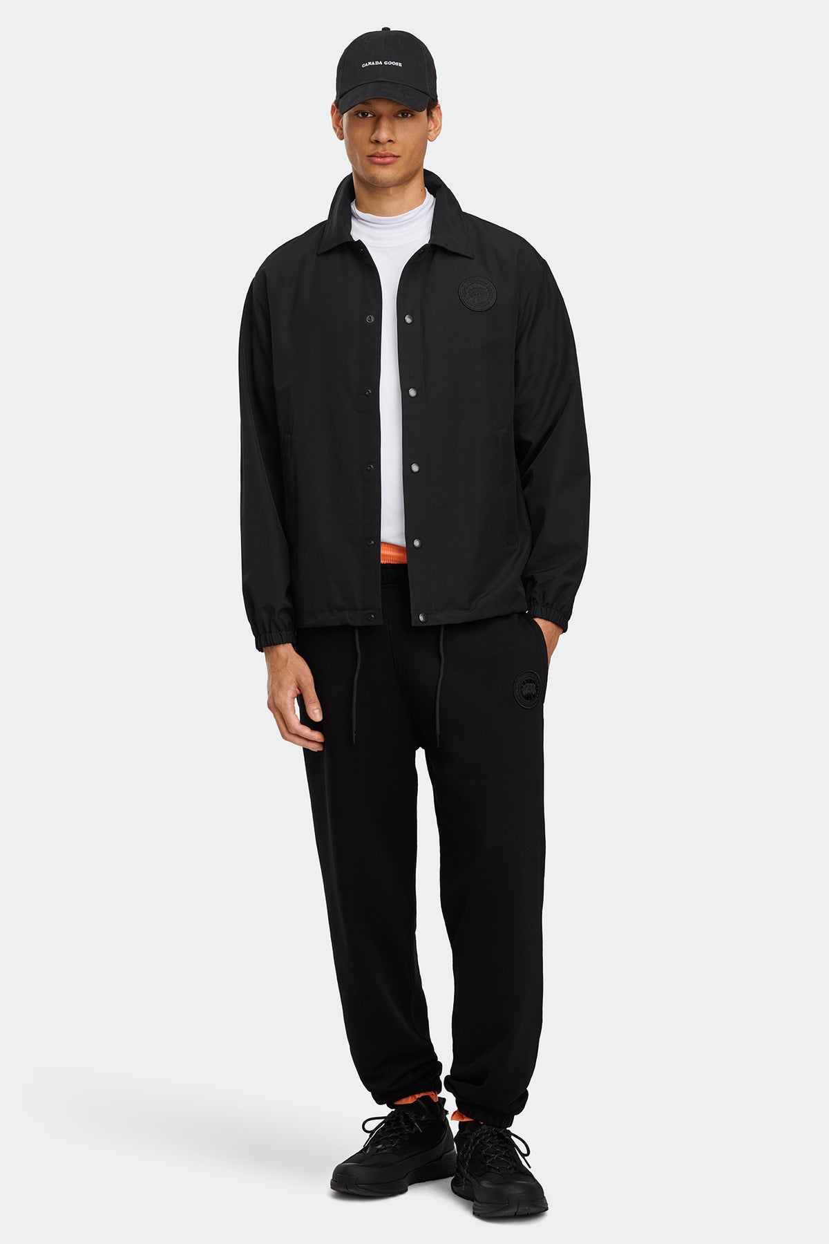 Regency Lightweight Jacket Tonal Disc - Black 9061 - on_full_body_01