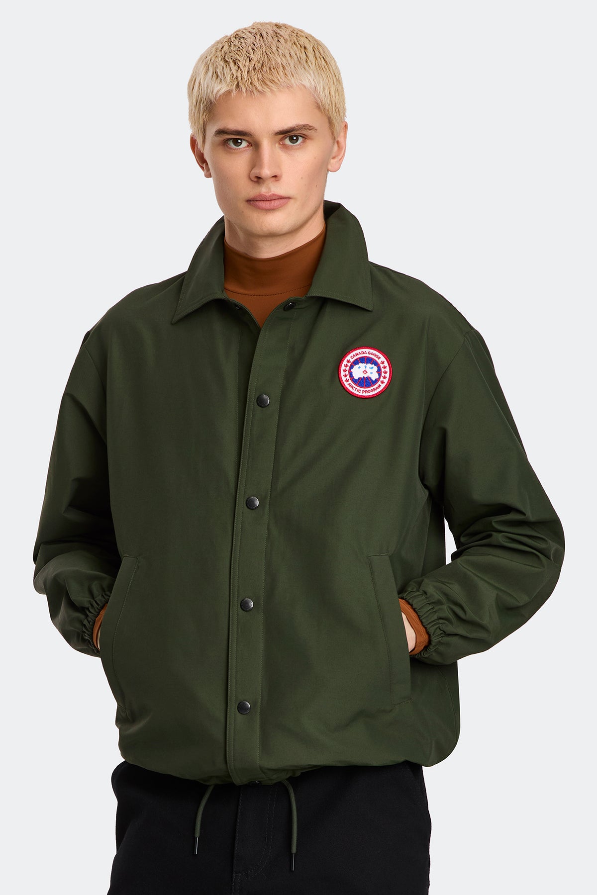Regency Lightweight Jacket - Moss Khaki 9260 - on_front_closed_01