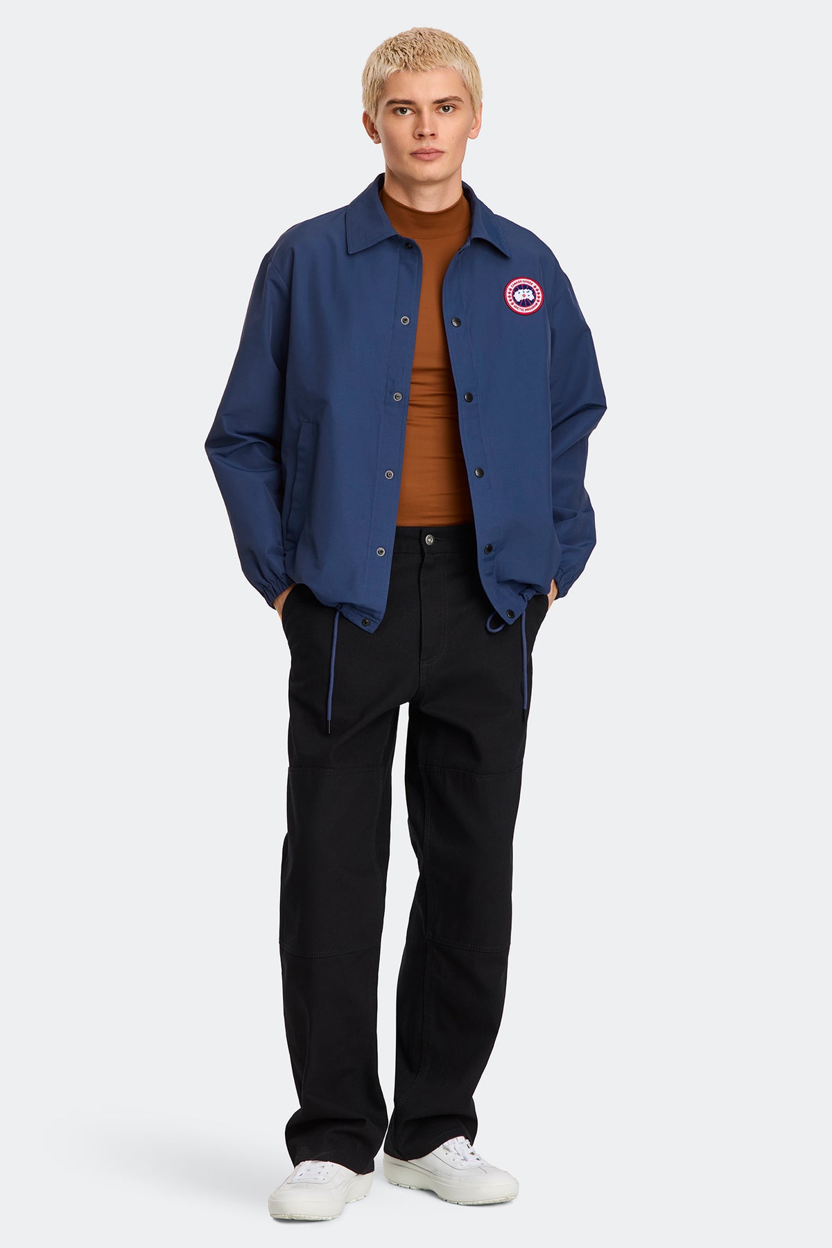 Regency Lightweight Jacket - Oxford Navy 9841 - on_full_body_01