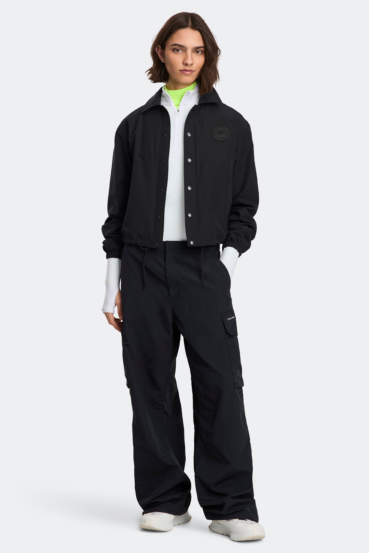 Regency Lightweight Jacket - Black 9061 - on_full_body_01