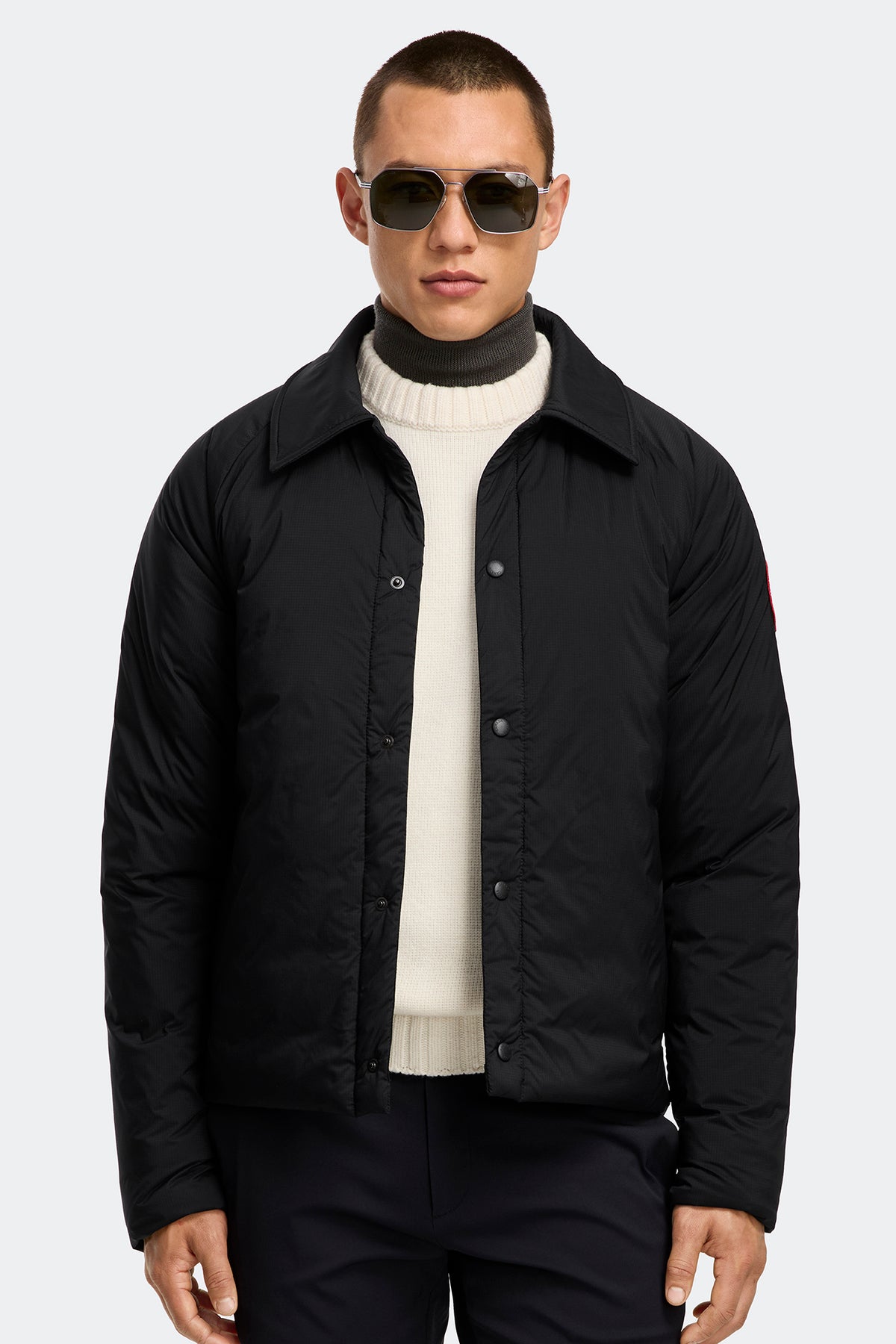 Lodge Coach Jacket - Black 61 - on_front_01