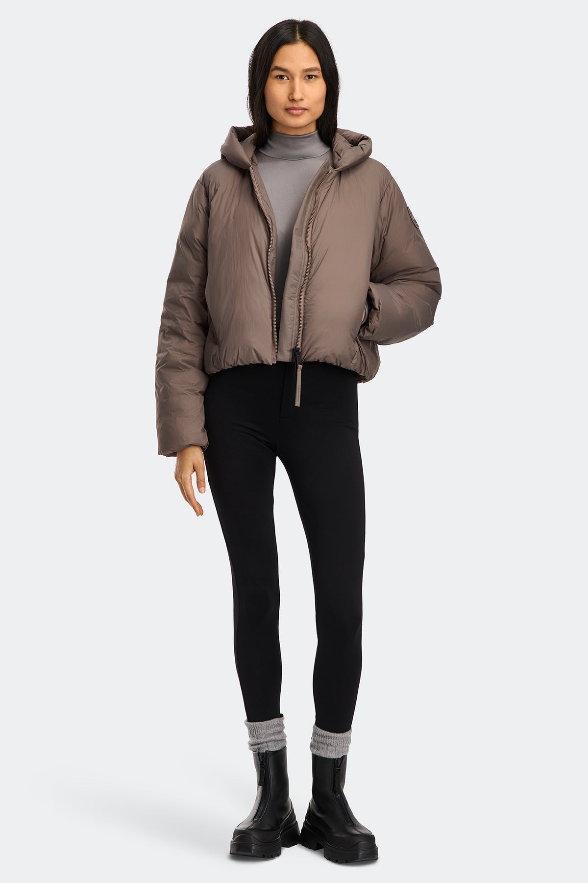 Elba Jacket - Taupe Grey 9394 - on_full_body_01