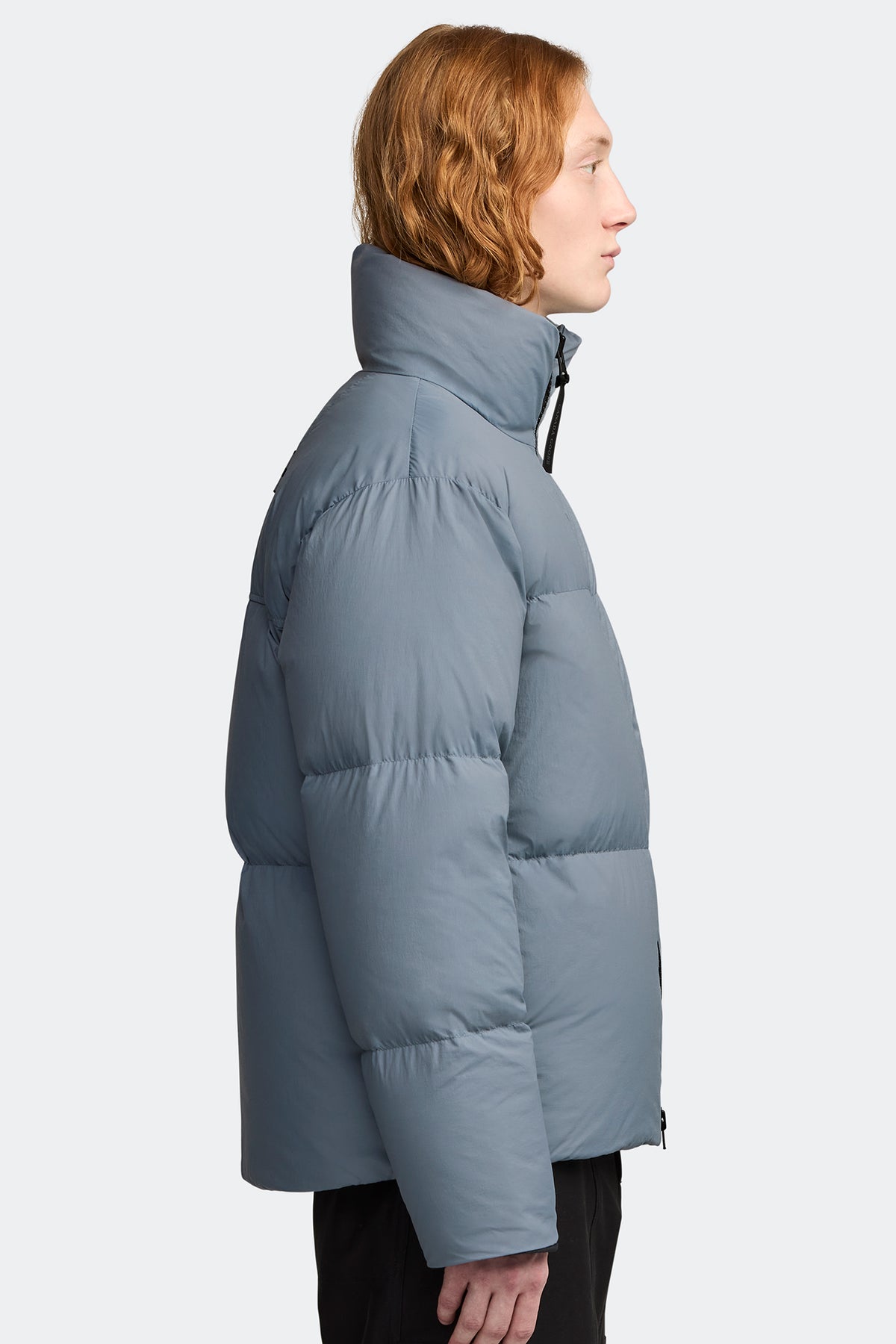 Lawrence Puffer Jacket Black Disc - Light Ozone Blue 1755 - on_side_01