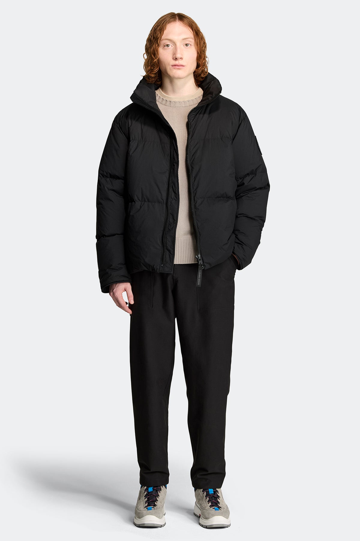 Lawrence Puffer Jacket Black Disc - Black 61 - on_full_body_01