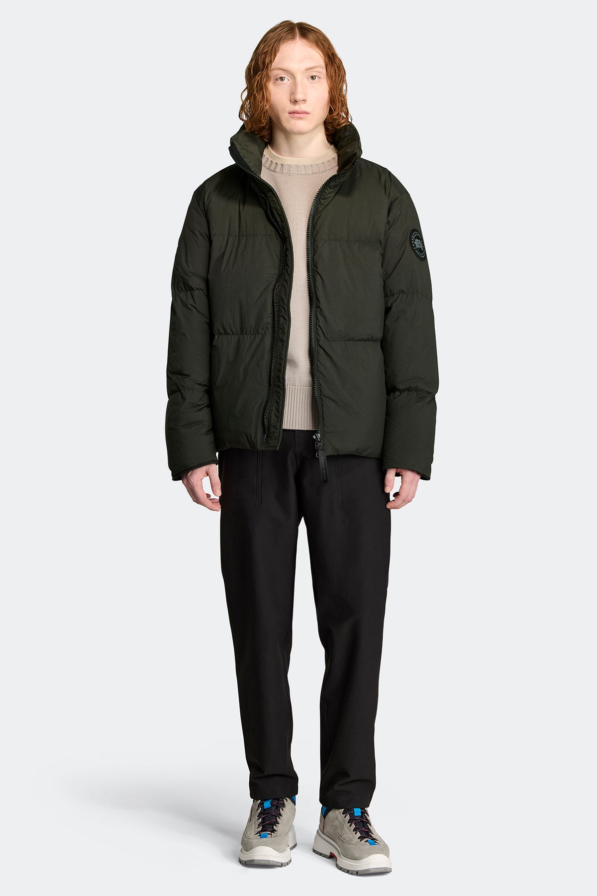Lawrence Puffer Jacket Black Disc - Volcano 782 - on_full_body_01