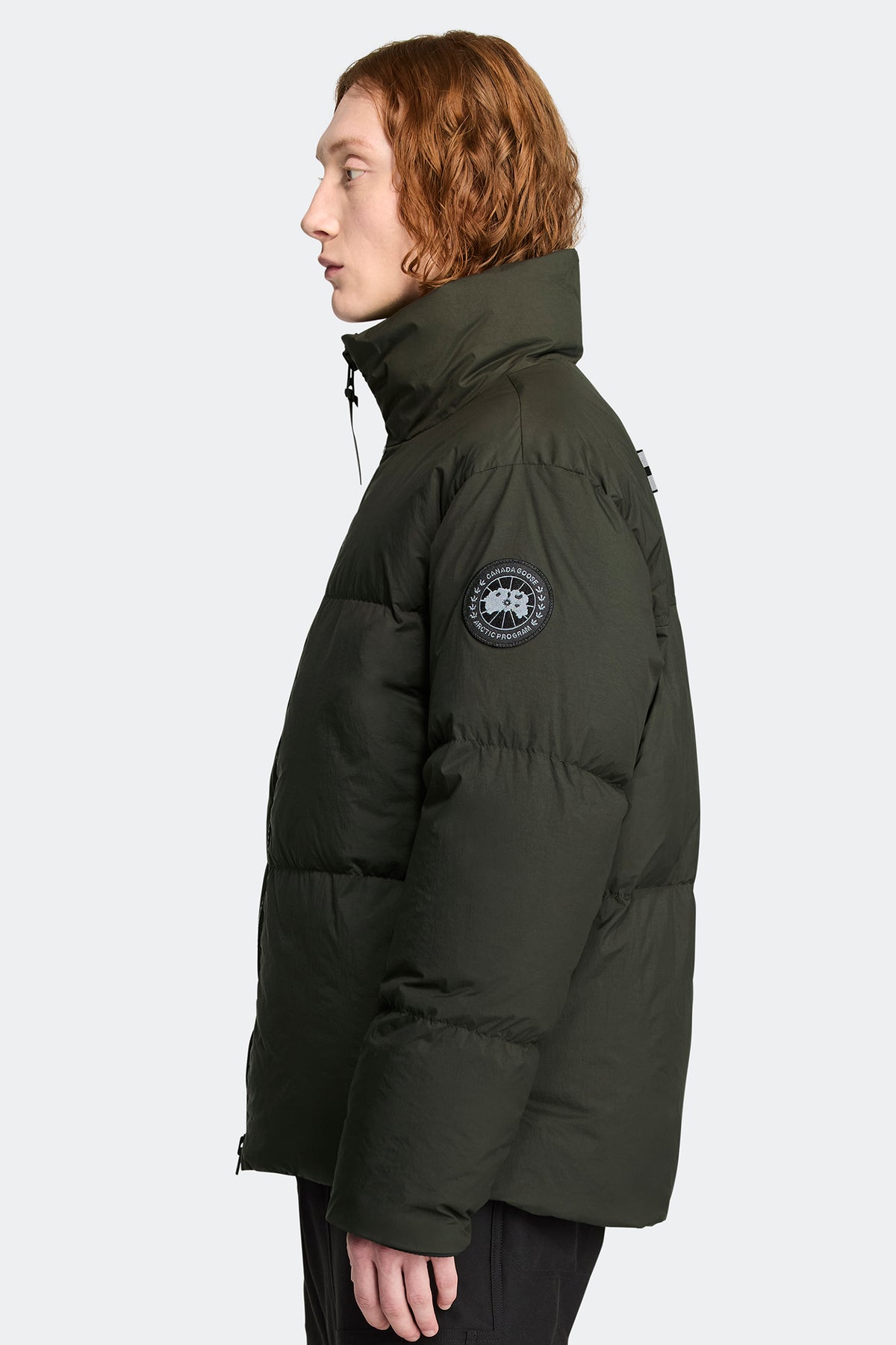 Lawrence Puffer Jacket Black Disc - Volcano 782 - on_side_01