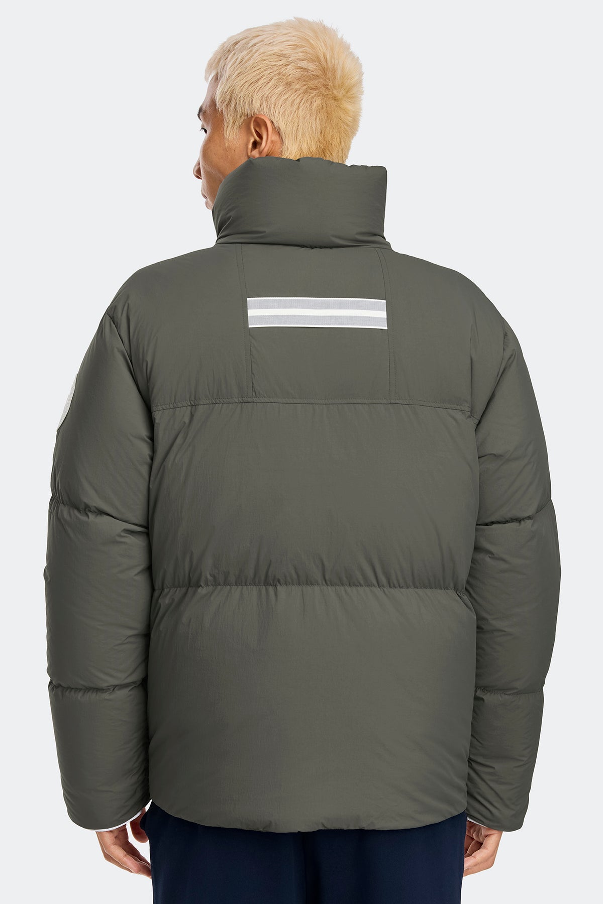 Lawrence Puffer Jacket White Disc - Sagebrush 852 - on_back_01