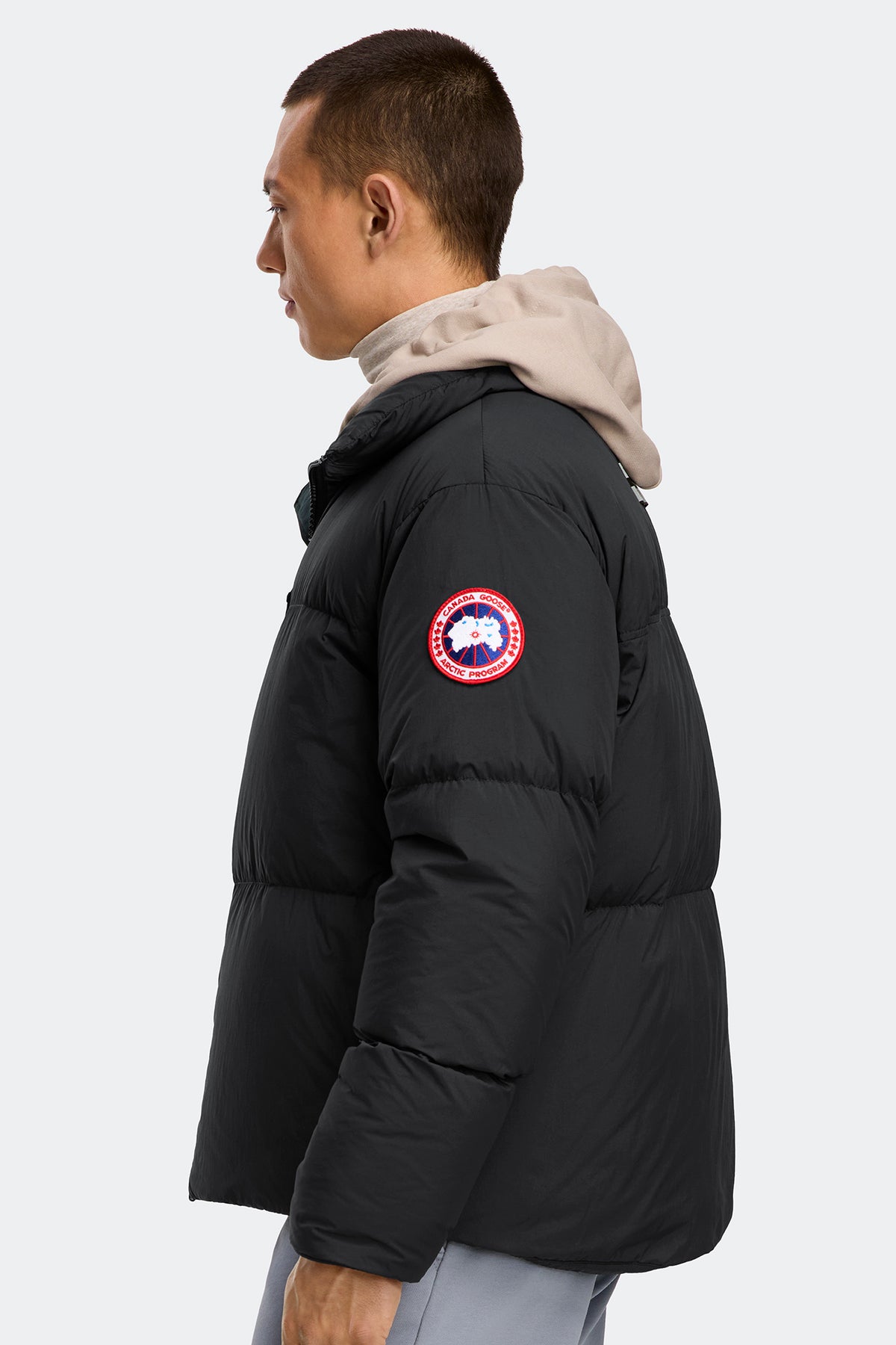 Lawrence Puffer Jacket - Black 61 - on_side_01