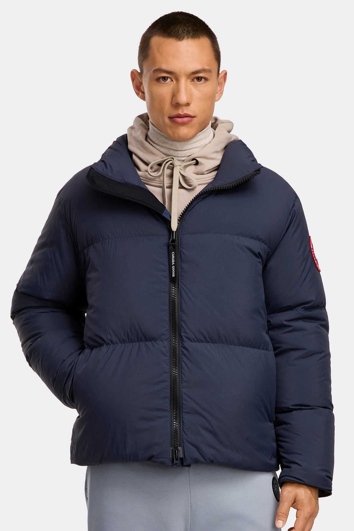 Lawrence Puffer Jacket - Atlantic Navy 63 - on_front_closed_01