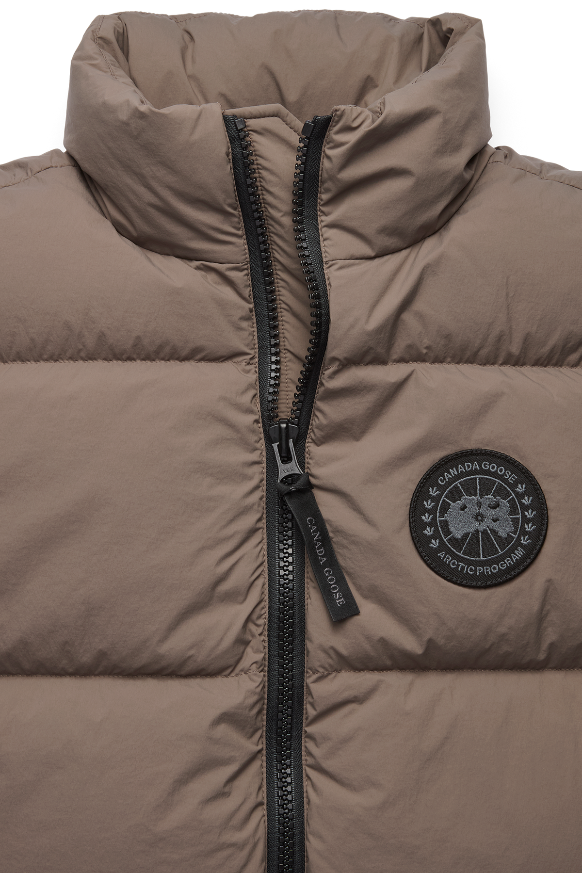 Lawrence Puffer Vest Black Disc - Taupe Grey 9394 - off_detail_01