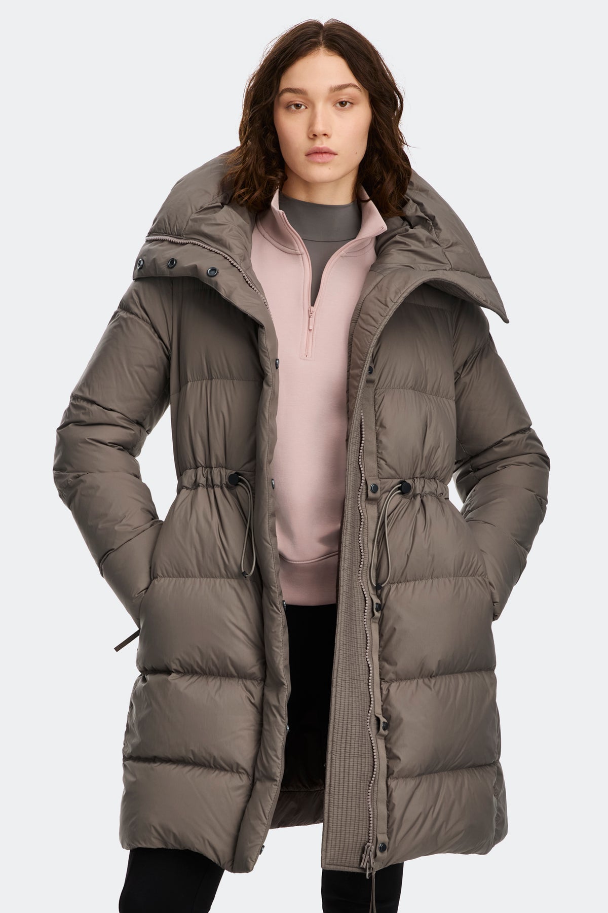 Montgomery Coat - Taupe Grey 9394 - on_front_01