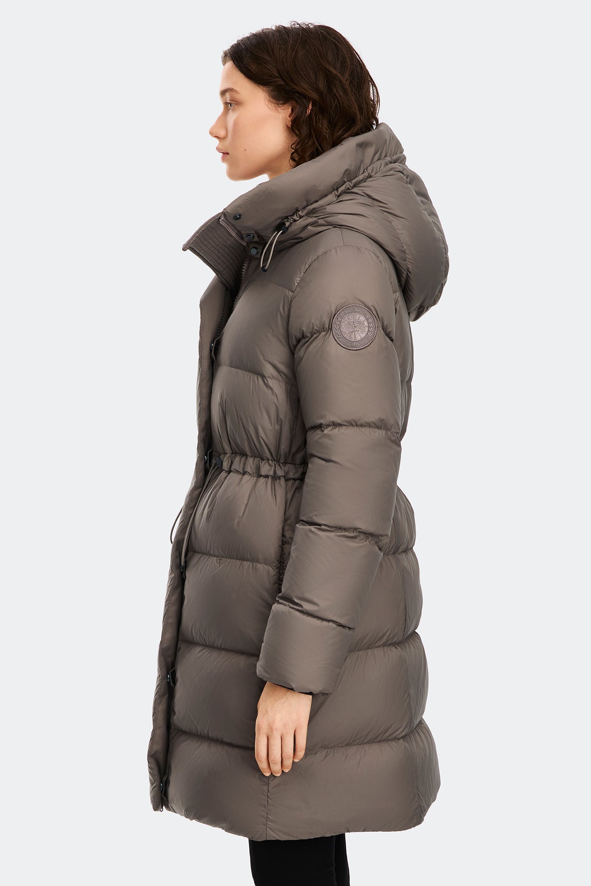 Montgomery Coat - Taupe Grey 9394 - on_side_01