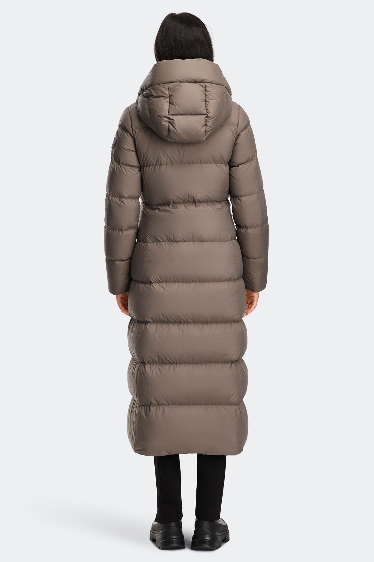Mystique Puffer - Taupe Grey 9394 - on_back_01